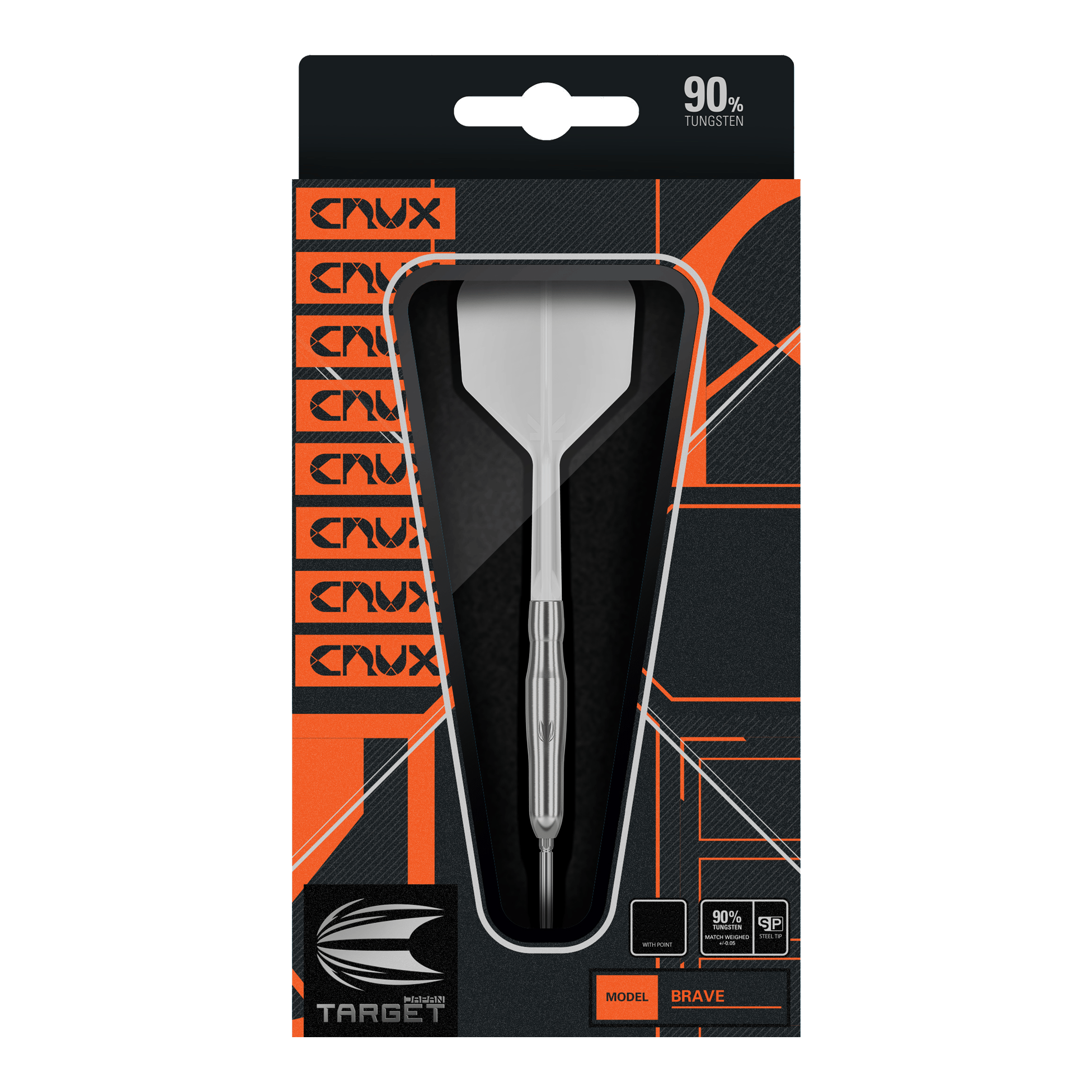 Fléchettes en acier Target Crux Japan Brave Swiss Point - 21 g