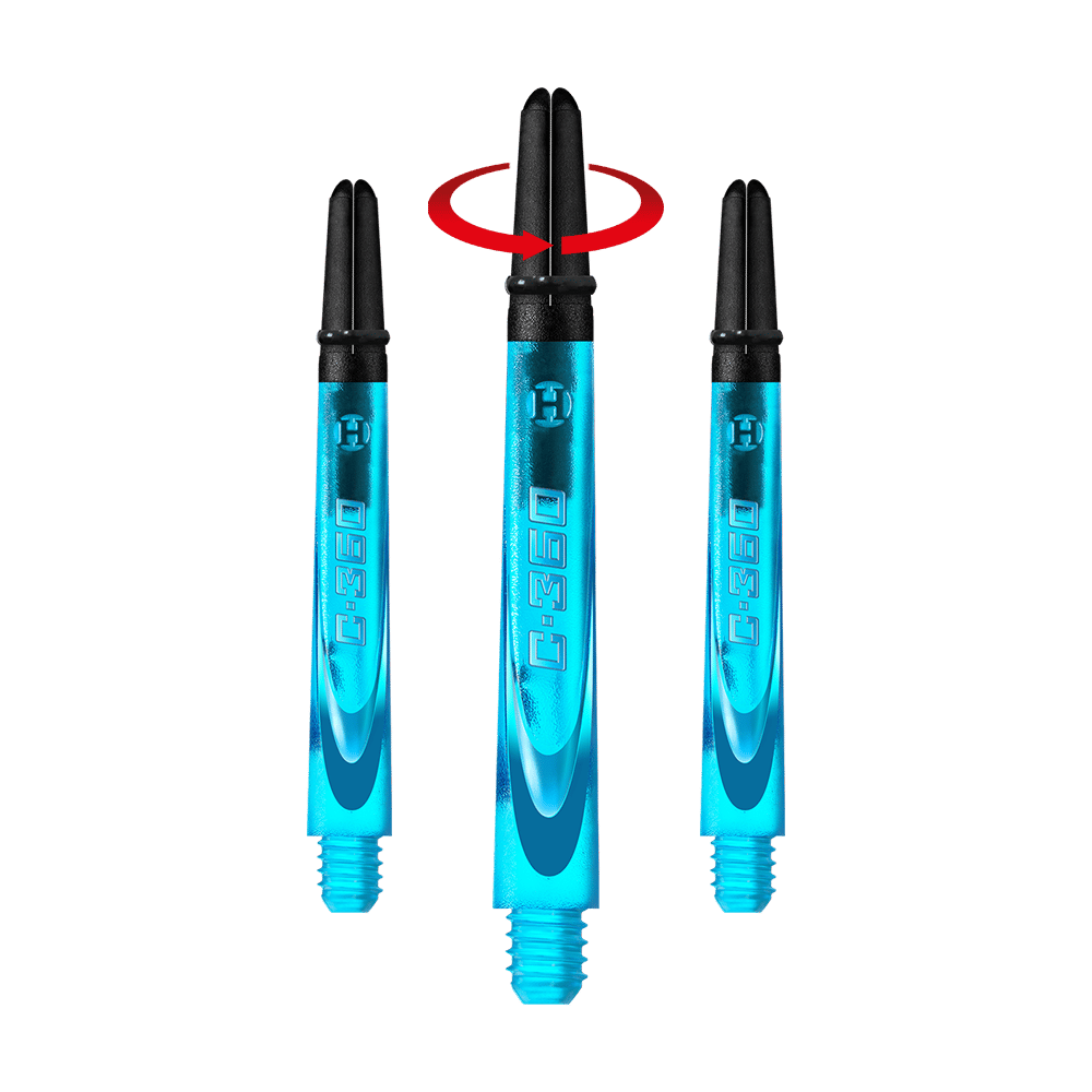 Flèches Harrows Carbon 360 - Aqua