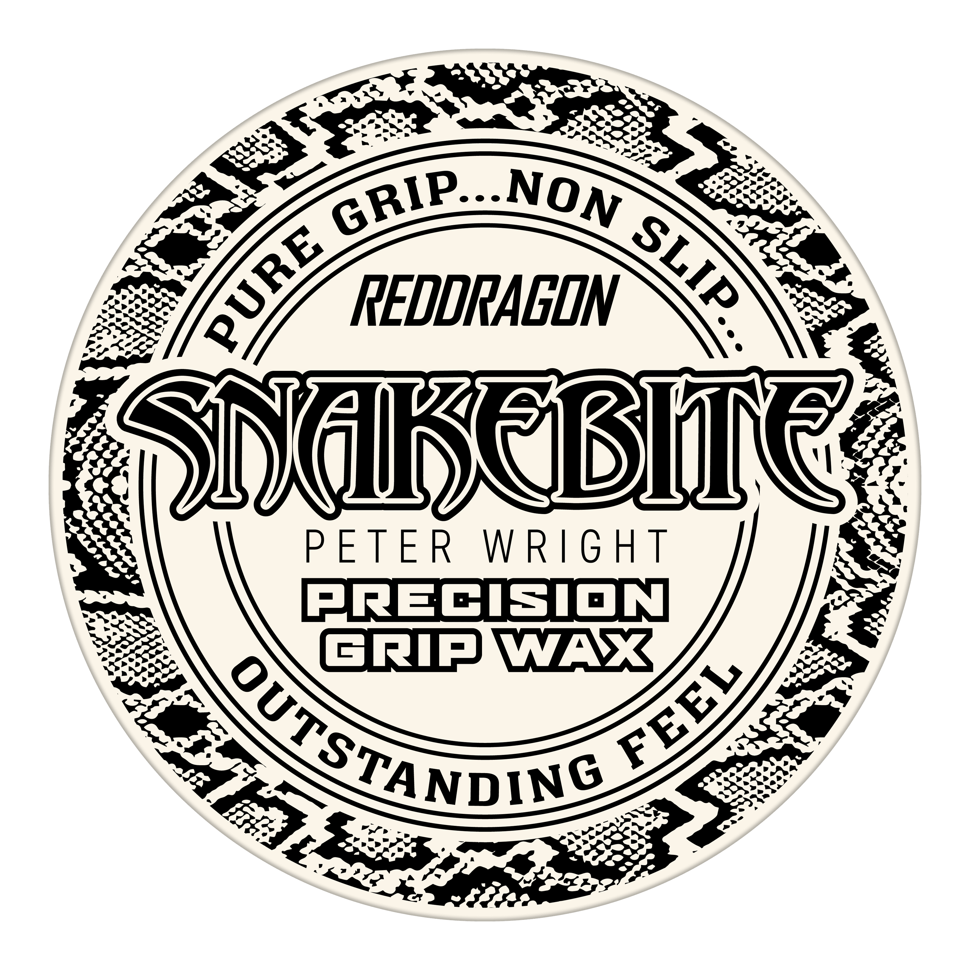 Cire pour les doigts Red Dragon Peter Wright Snakebite Precision Grip Wax Das Bild zeigt das Produkt "Red Dragon Peter Wright Snakebite Precision Grip Wax". Auf der Verpackung steht, dass es für einen sicheren Halt und ein herausragendes Griffgefühl sorgt.