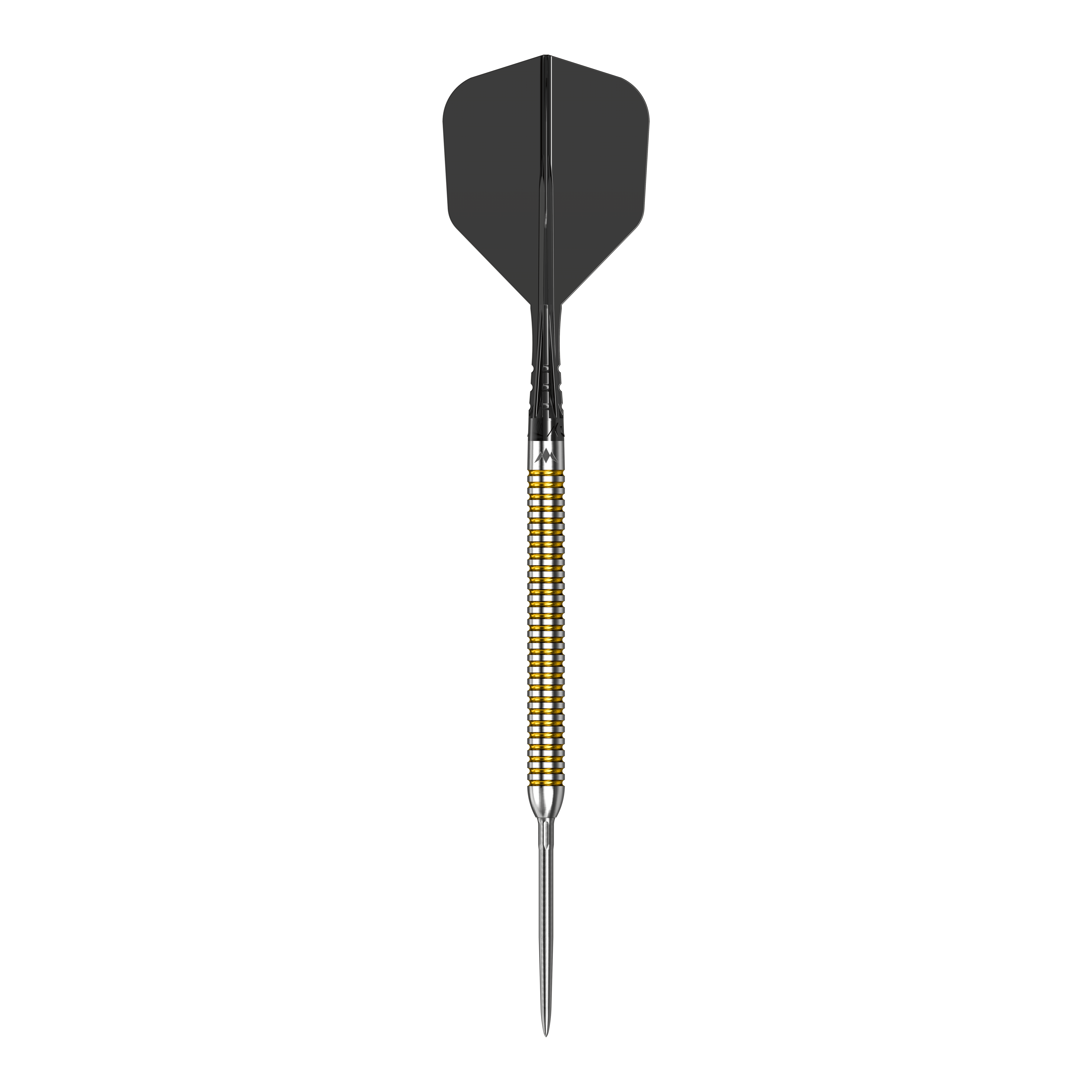 Fléchettes en acier Mission Mike De Decker V2 R2.5 Das Bild zeigt Mission Mike De Decker V2 R2.5 Steeldarts. Diese Darts sind für das Steeldartspiel geeignet.