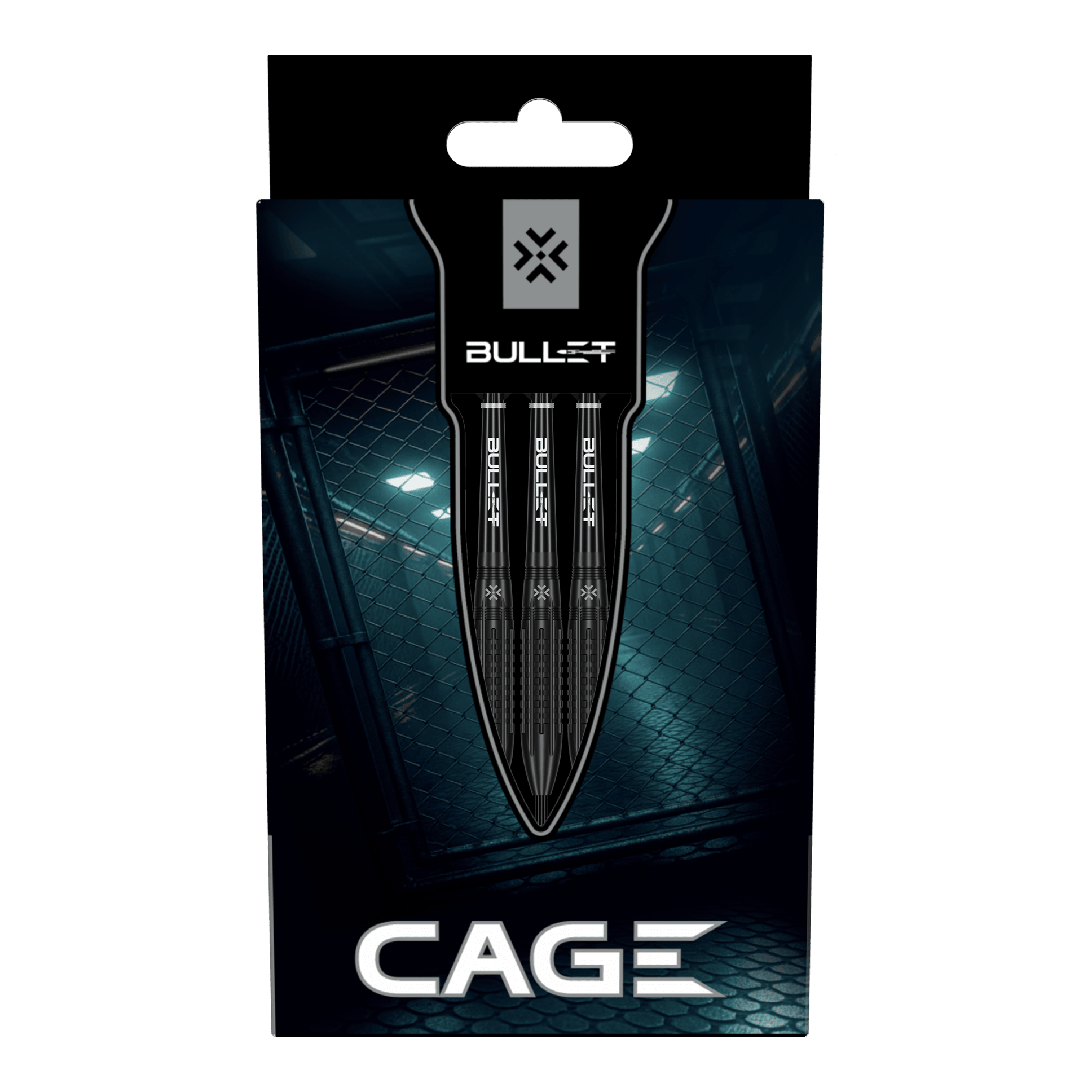 fléchettes en acier Bullet Cage Das Bild zeigt die Bullet Cage Steeldarts. Dies ist ein Steeldart-Produkt, das zum Dartspielen verwendet wird.