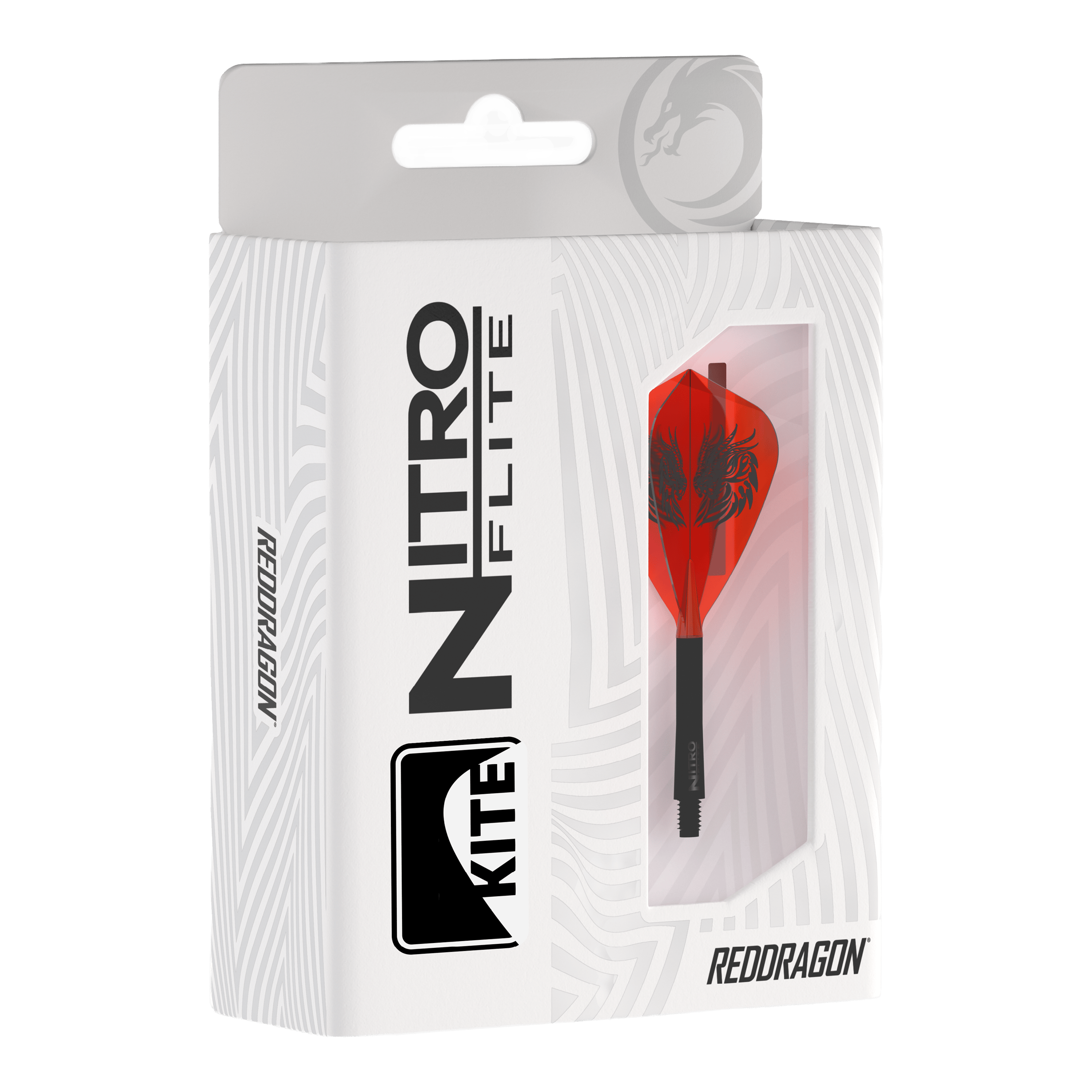 Red Dragon Nitro Flite - Vols de cerf-volant de Jonny Clayton Das Bild zeigt die Red Dragon Nitro Flite - Jonny Clayton Kite Flights. Es handelt sich um spezielle Flights für Darts, entworfen im Jonny Clayton Design.