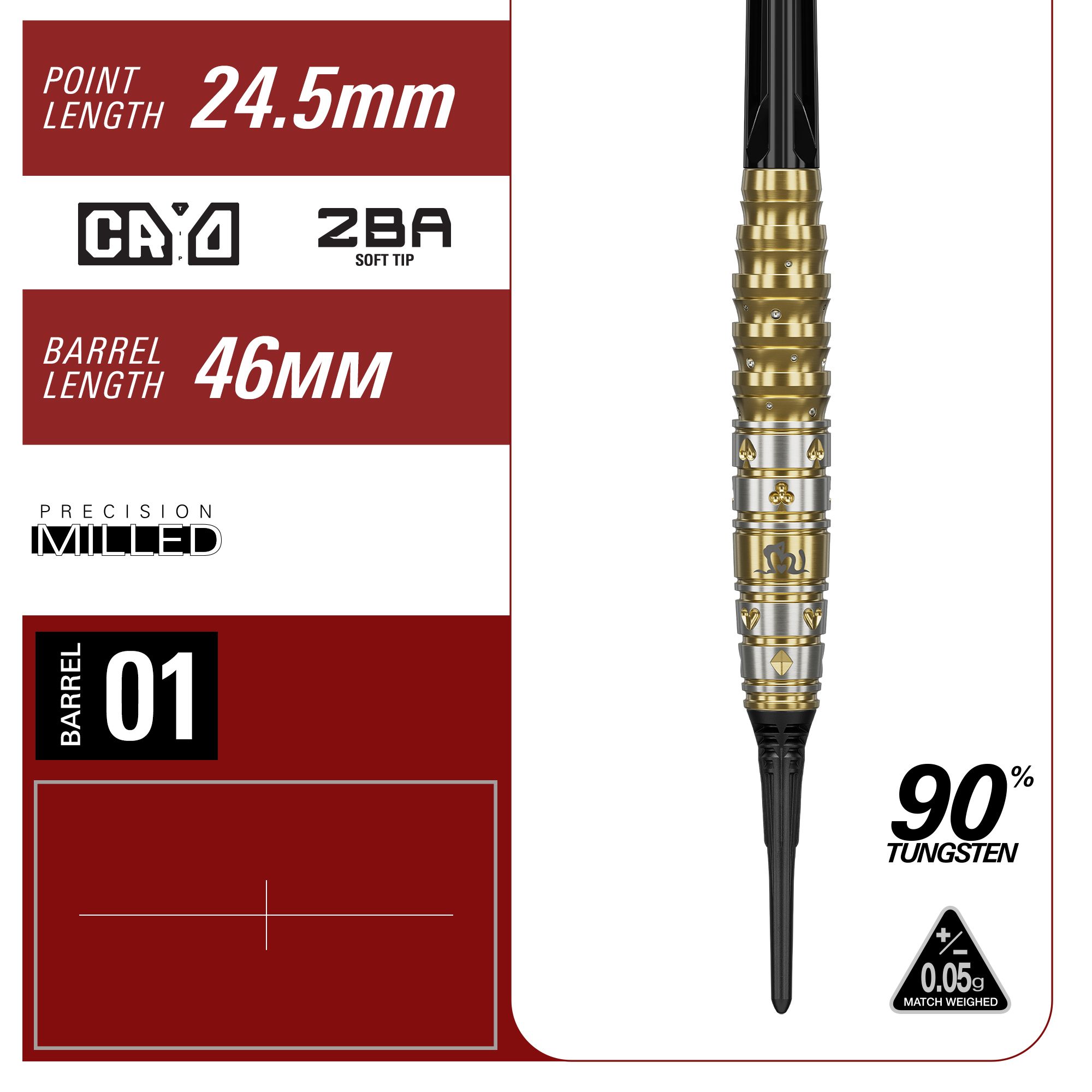 Zu sehen sind die Target Japan Prime Series Mayuko Morita Mayo GEN7.5 Softdarts in der 20g Ausführung. Sie bestechen durch ihr modernes Design und ihre Präzision.