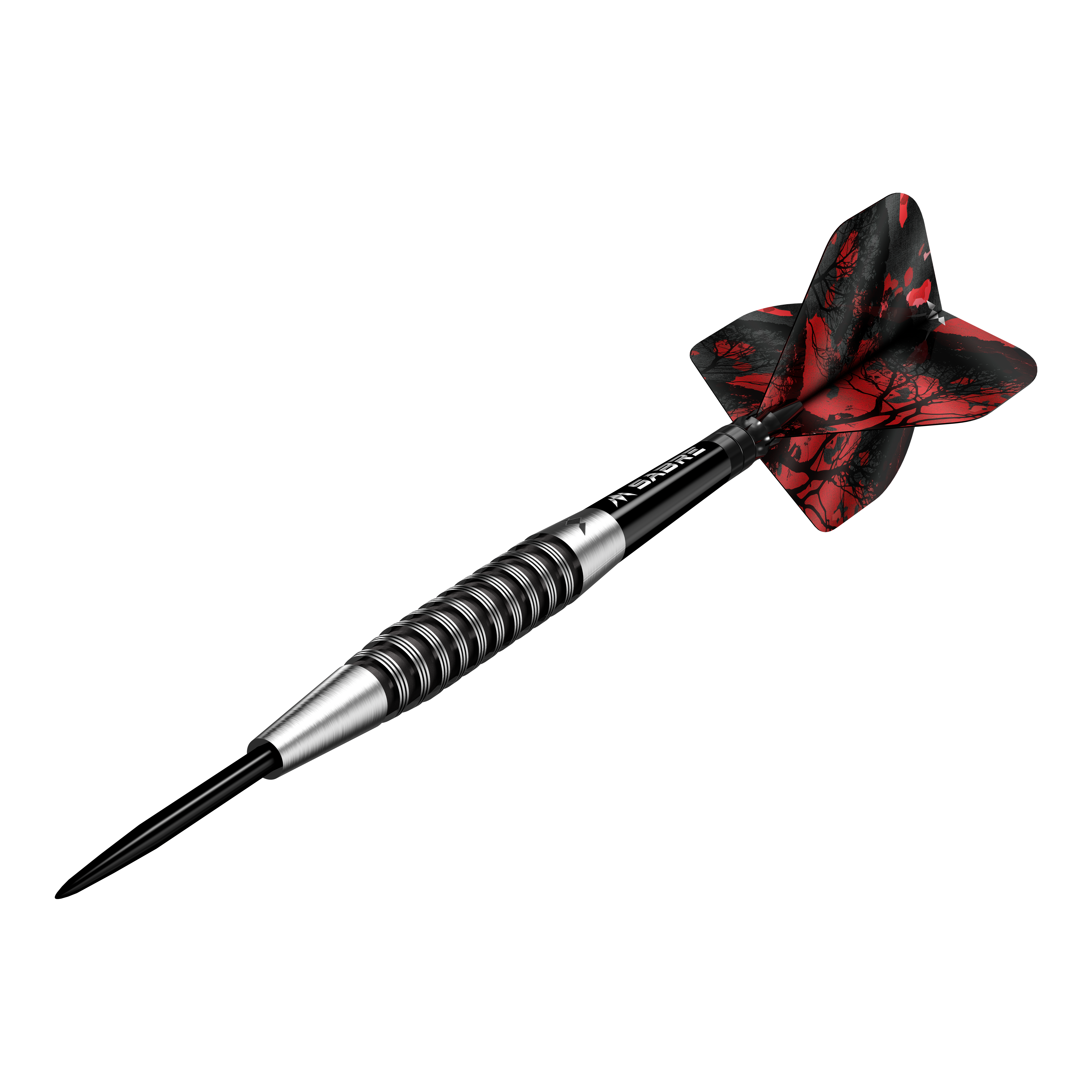 Fléchettes Mission Kunai en acier PVD noir - 23 g Abgebildet ist der Mission Kunai Black PVD Steeldarts mit einem Gewicht von 23g. Der Dart hat ein elegantes schwarzes Design und eignet sich ideal für Präzisionswurf.