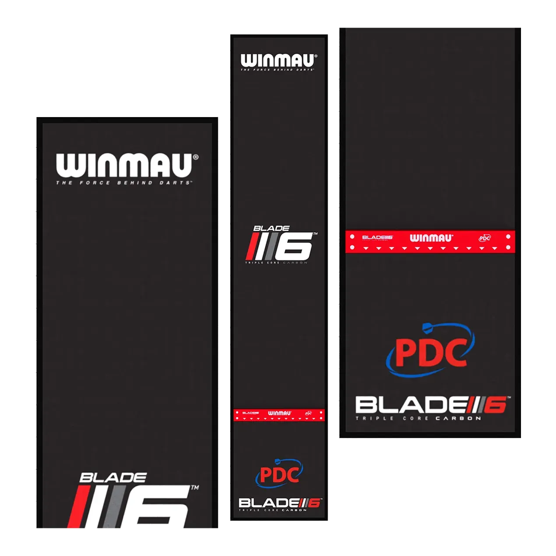 Winmau Pro Zone Precision Blade 6 Soft Dartmatte ist auf dem Bild zu sehen. Es handelt sich um eine hochwertige Dartmatte für professionelles Training.