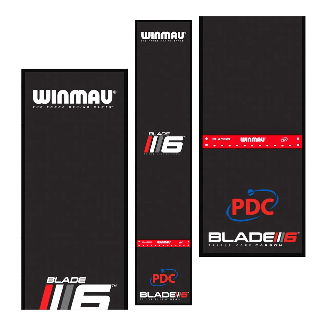 Tapis de fléchettes souple Winmau Pro Zone Precision Blade 6 Winmau Pro Zone Precision Blade 6 Soft Dartmatte ist auf dem Bild zu sehen. Es handelt sich um eine hochwertige Dartmatte für professionelles Training.