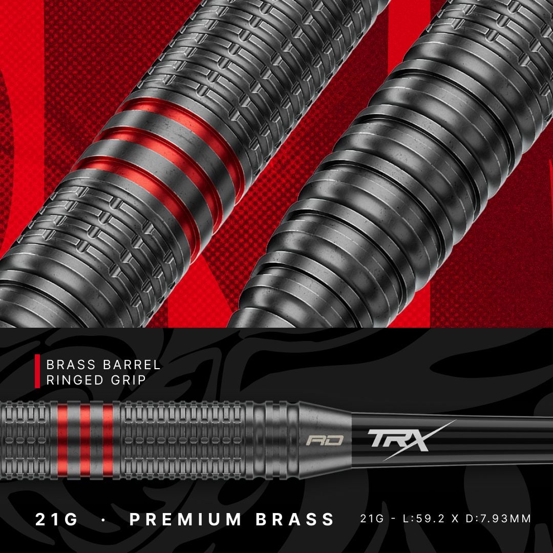 Fléchettes en acier Red Dragon Jonny Clayton Core Brass - 21 g Zu sehen sind die Red Dragon Jonny Clayton Core Brass Steeldarts - 21g. Die Darts sind aus Messing und haben ein schlankes Design.
