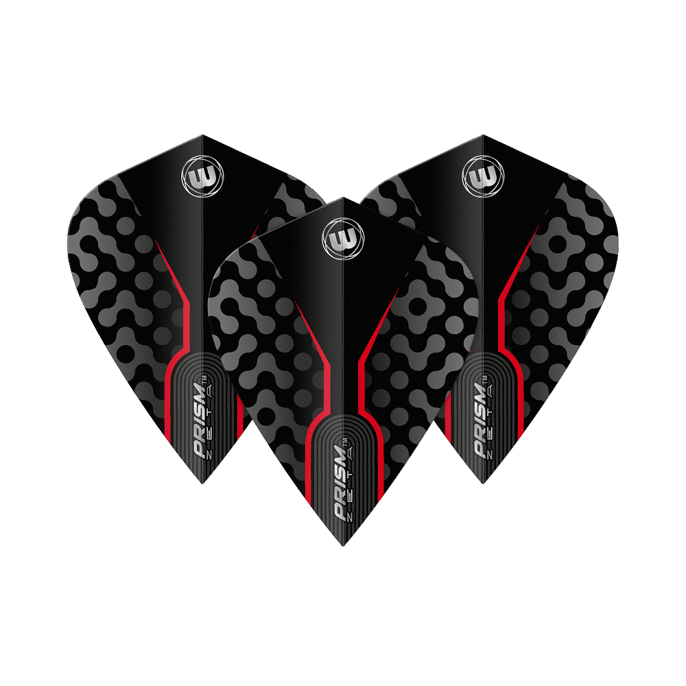 Vols de cerf-volant royal noir Winmau Zeta