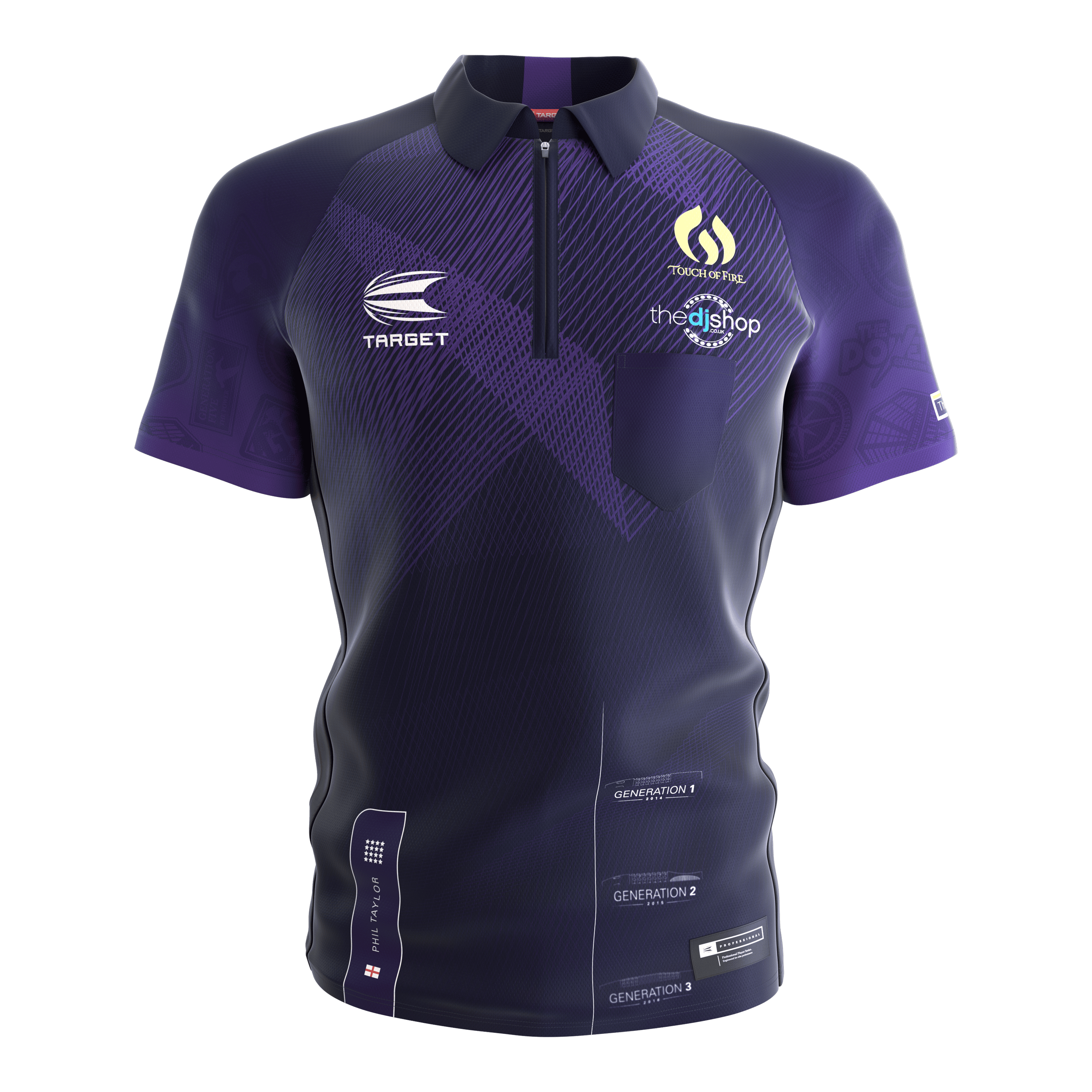 Chemise de fléchettes Target Phil Taylor 2024