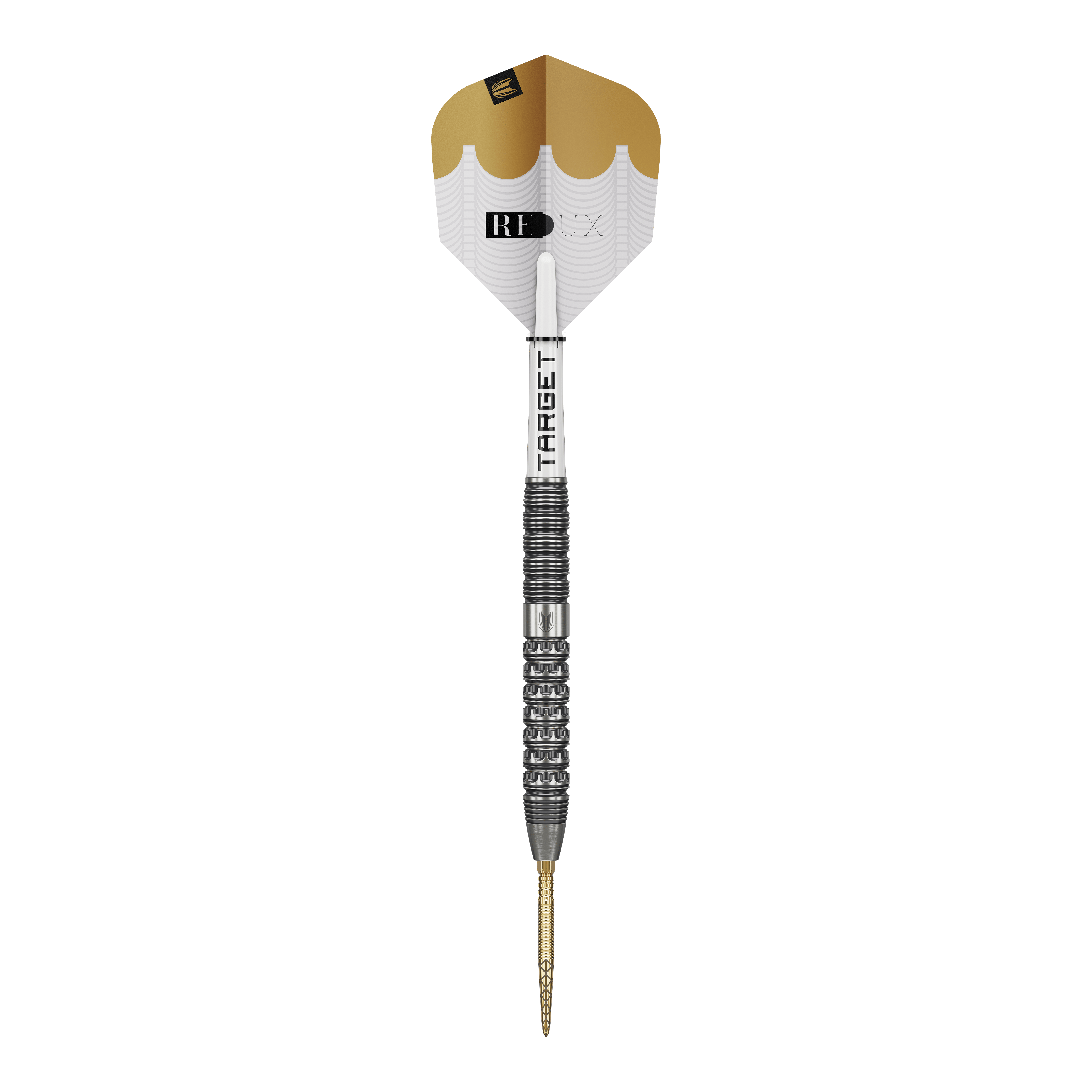 Fléchettes en acier Target Redux 01 Swiss Point Dieses Bild zeigt die Target Redux 01 Swiss Point Steeldarts. Sie sind ideal für präzise Dartwürfe geeignet.