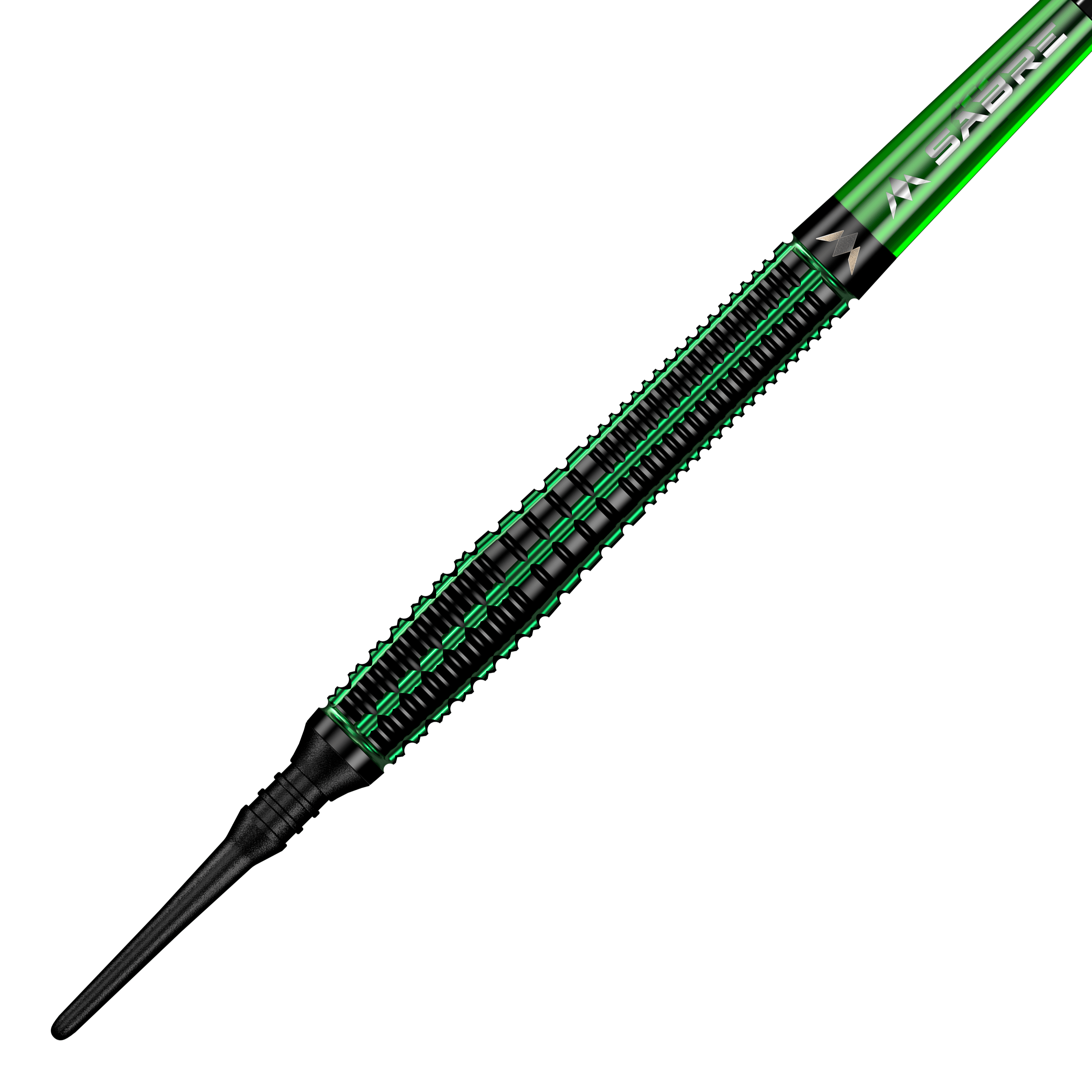 Fléchettes souples Mission Venom - 20 g Mehrere Mission Venom Softdarts - 20g werden aus einer anderen Perspektive gezeigt. Die Oberfläche ist glatt.