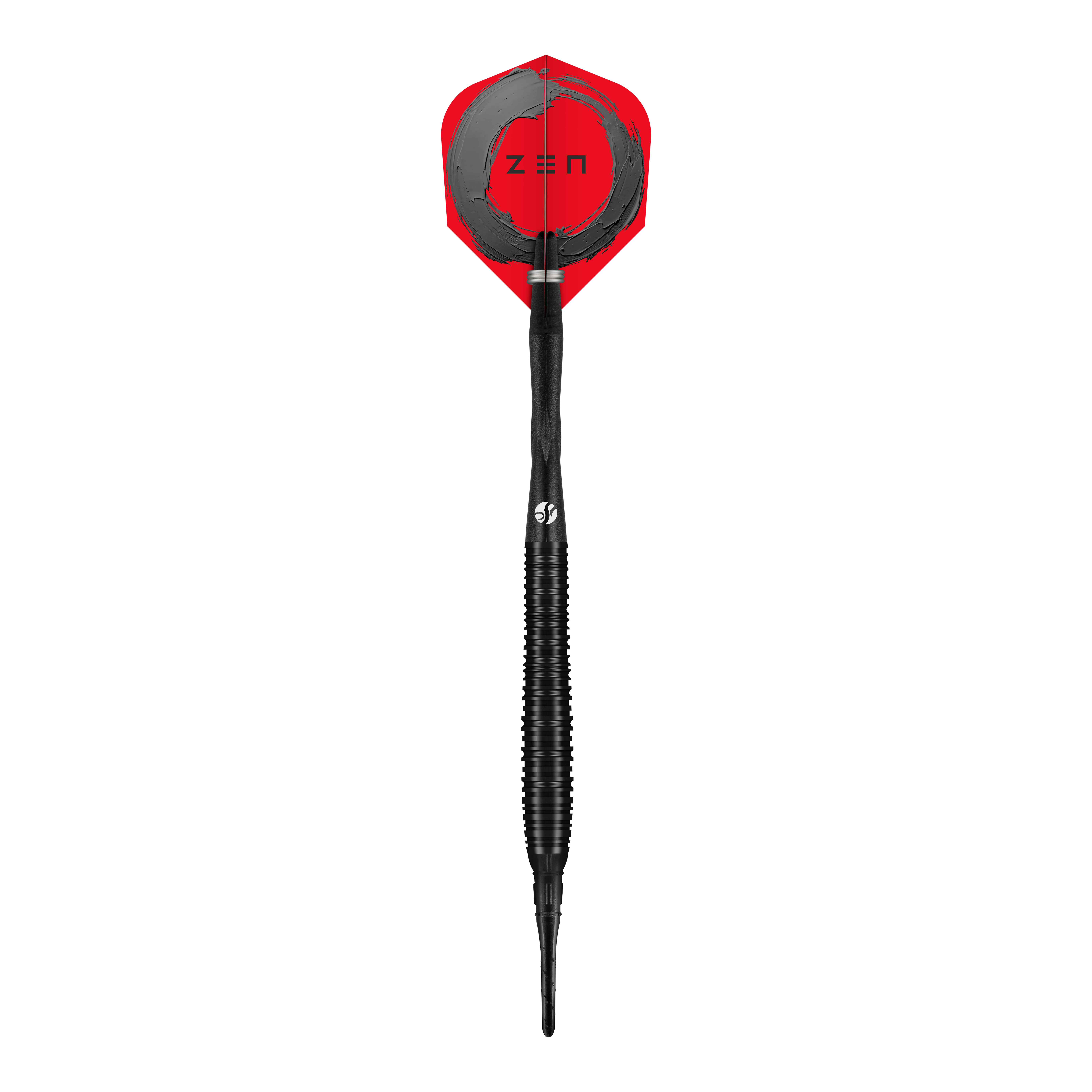 Fléchettes souples Shot ZEN Torpedo - 20 g Das Bild zeigt die Shot ZEN Torpedo Softdarts - 20g. Es handelt sich um einen hochwertigen Softdart-Pfeil.