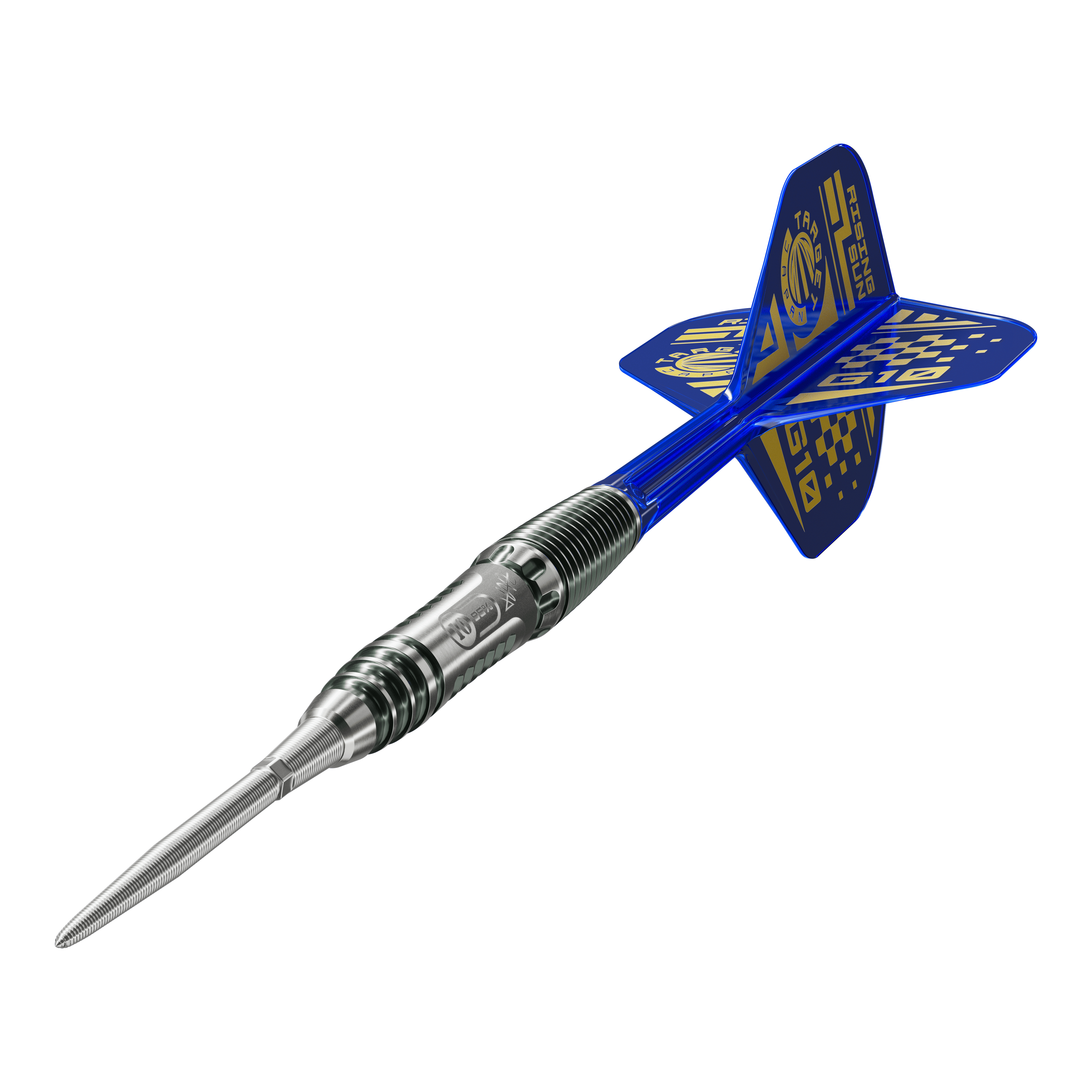 Fléchettes en acier Target Japan Rising Sun GEN 10.5 Swiss Point Hier sind die Target Japan Rising Sun GEN 10.5 Swiss Point Steeldarts abgebildet. Diese Darts zeichnen sich durch ihre hochwertige Verarbeitung aus.