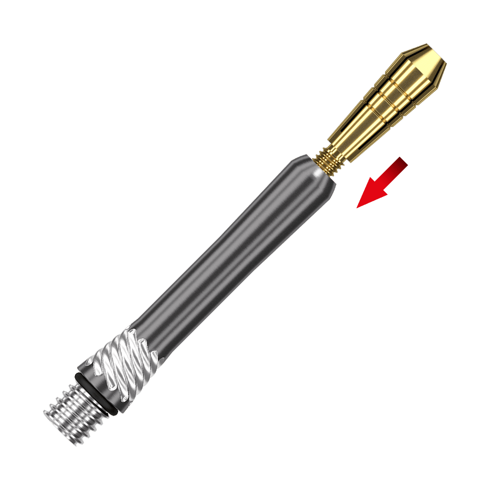 Target Power Titanium Shaft Ersatztops - Gold