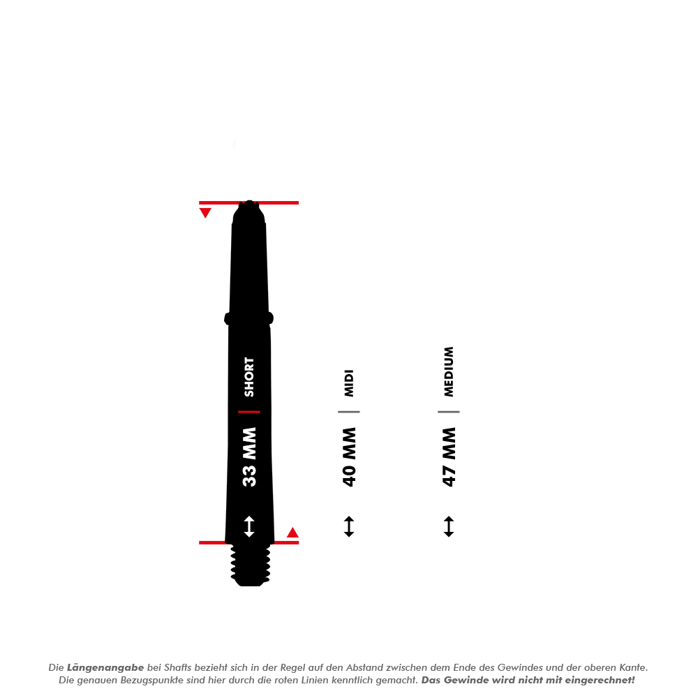 HR383_Harrows_Supergrip_Ignite_Shafts_5_33mmrjRITLaTheUQU Die Abbildung zeigt Harrows Supergrip Ignite Shafts. Diese Dartschäfte verfügen über einen strukturierten Look und sind farbig gestaltet.