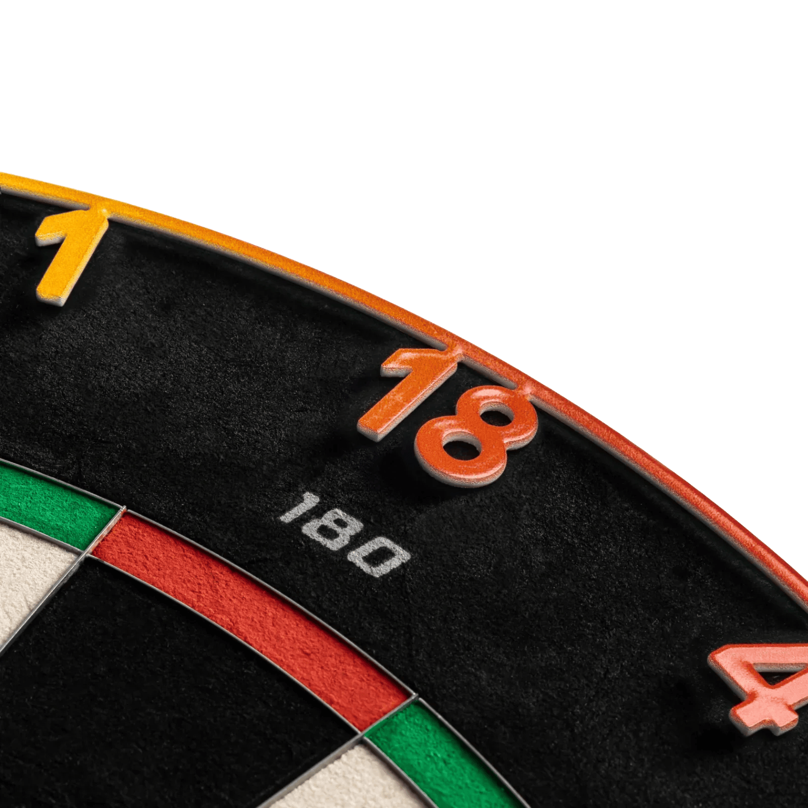 Cible de fléchettes Precise 180 en acier Endorphine avec anneau numéroté - Spectrum Das Precise 180 Endorphine Steeldartboard mit Nummernring - Spectrum ist ein hochwertiges Dartboard mit klar erkennbarem Zahlenring. Es eignet sich perfekt für präzises Dartspiel zu Hause oder im Verein.
