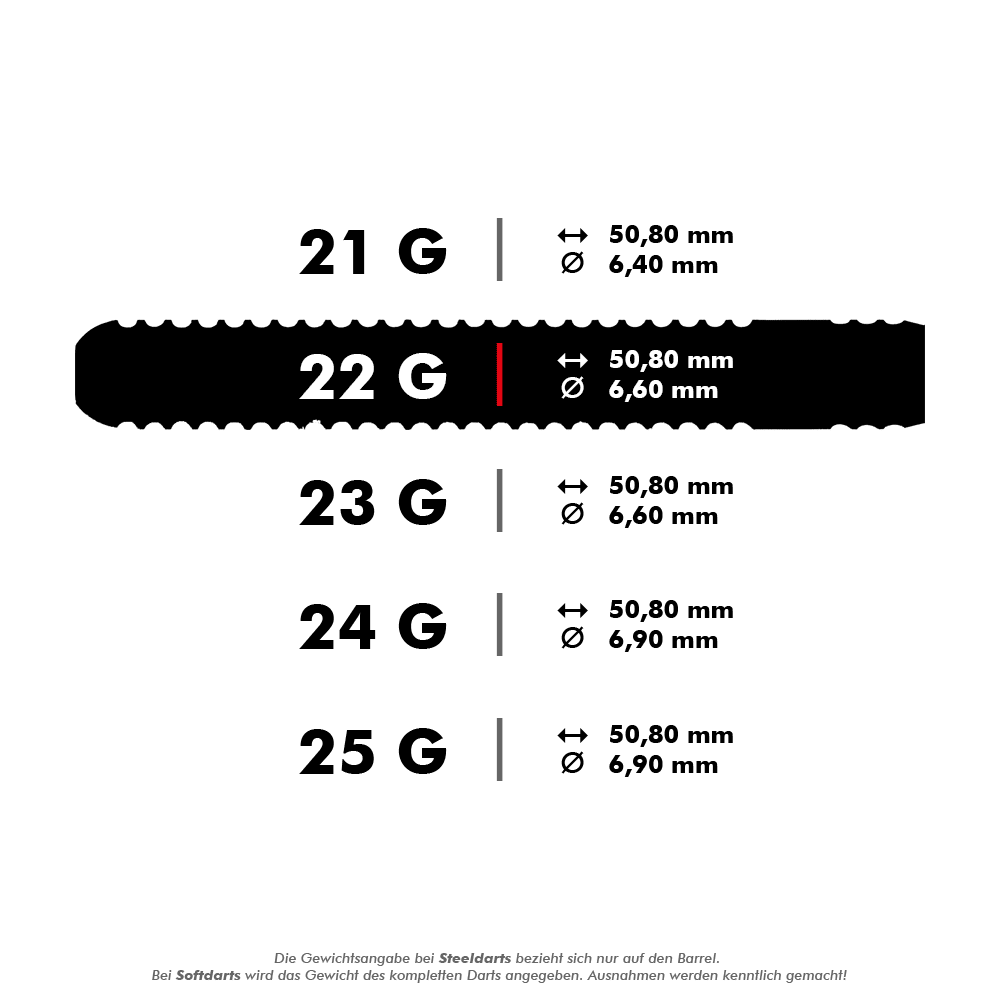 Winmau Blackout Variante 1 Steeldarts