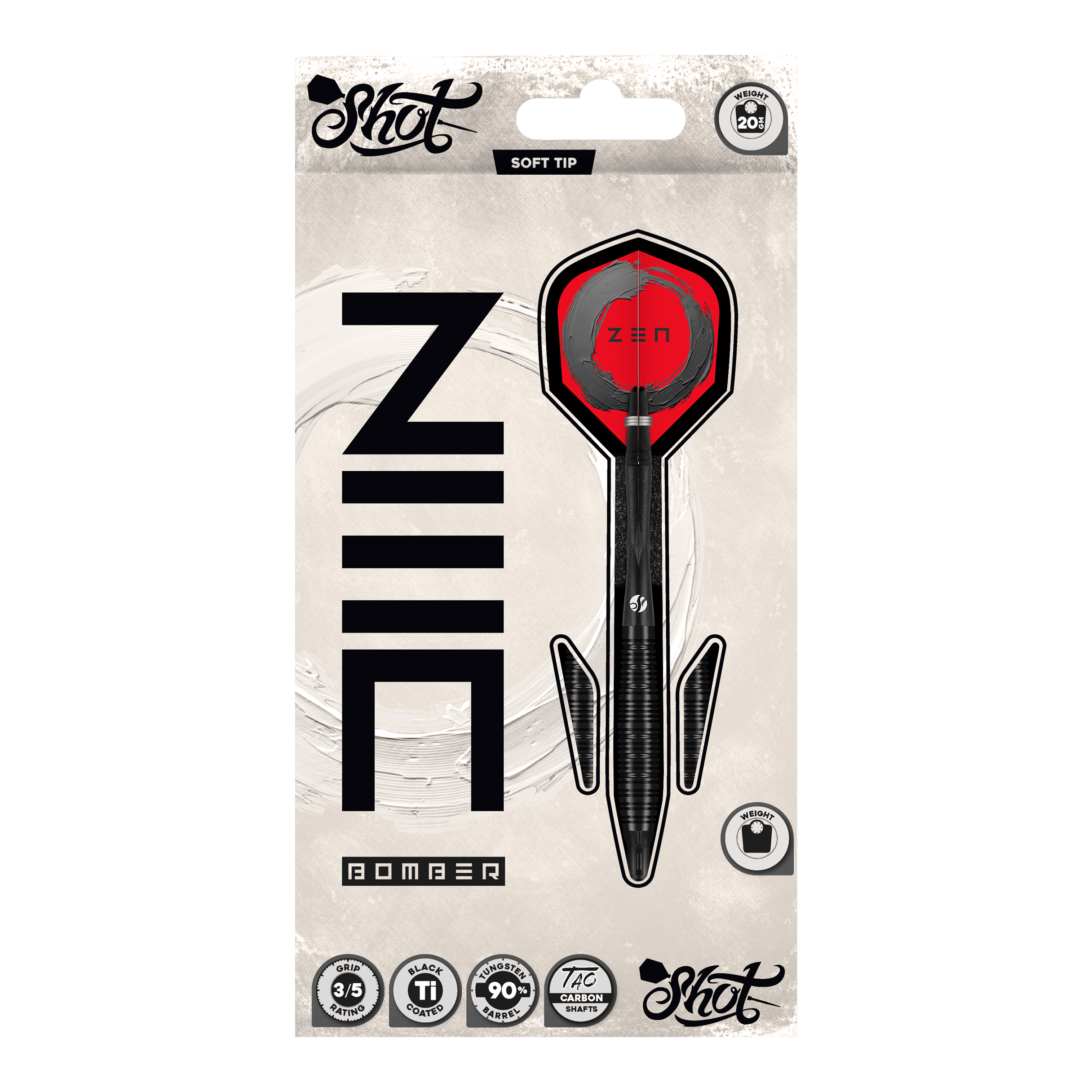 Fléchettes souples Shot ZEN Bomber - 20 g