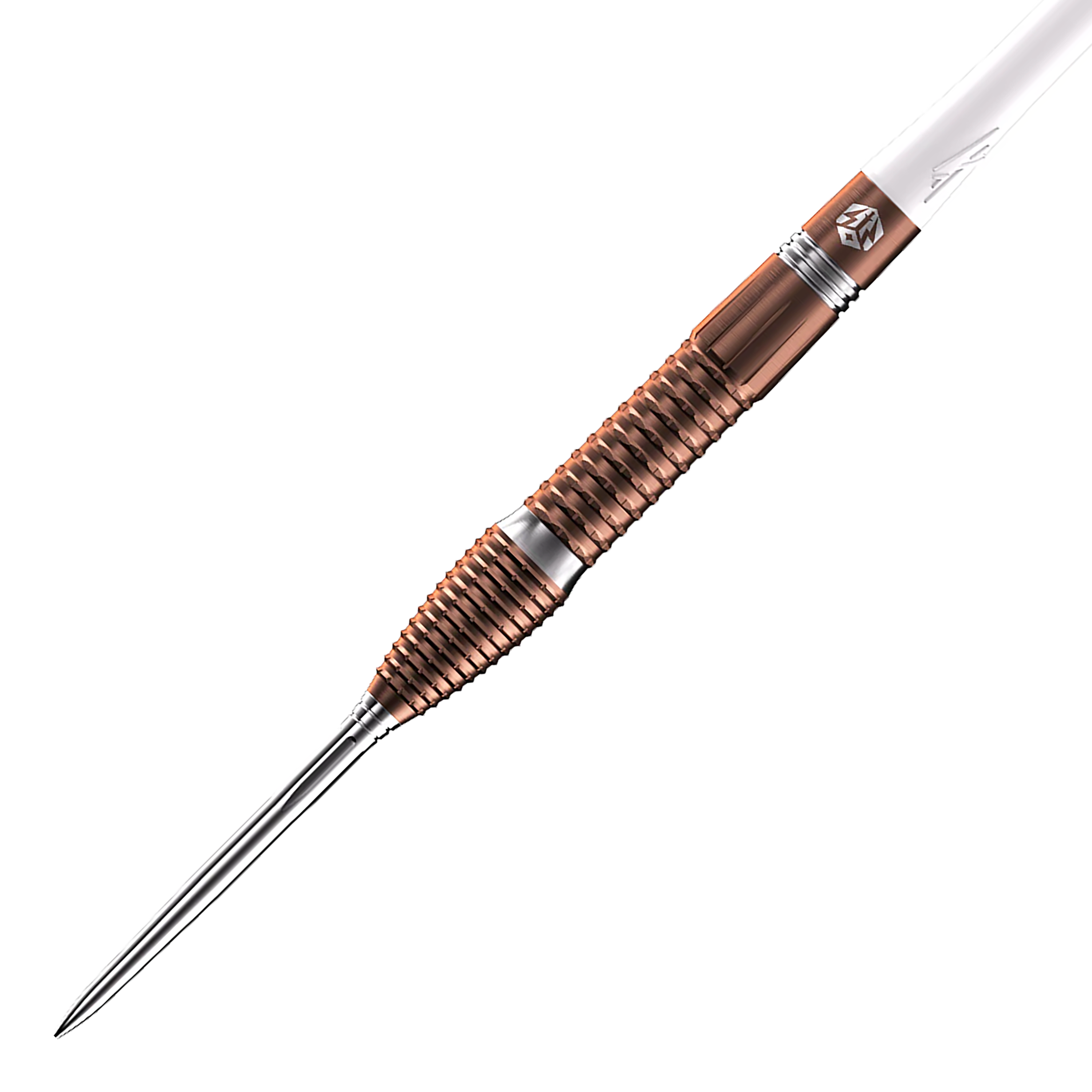 Fléchettes en acier Caliburn Big Cats Lion Caliburn Big Cats Lion Steeldarts mit einem Gewicht von 23g. Das Bild zeigt die Vorderansicht des Produkts.