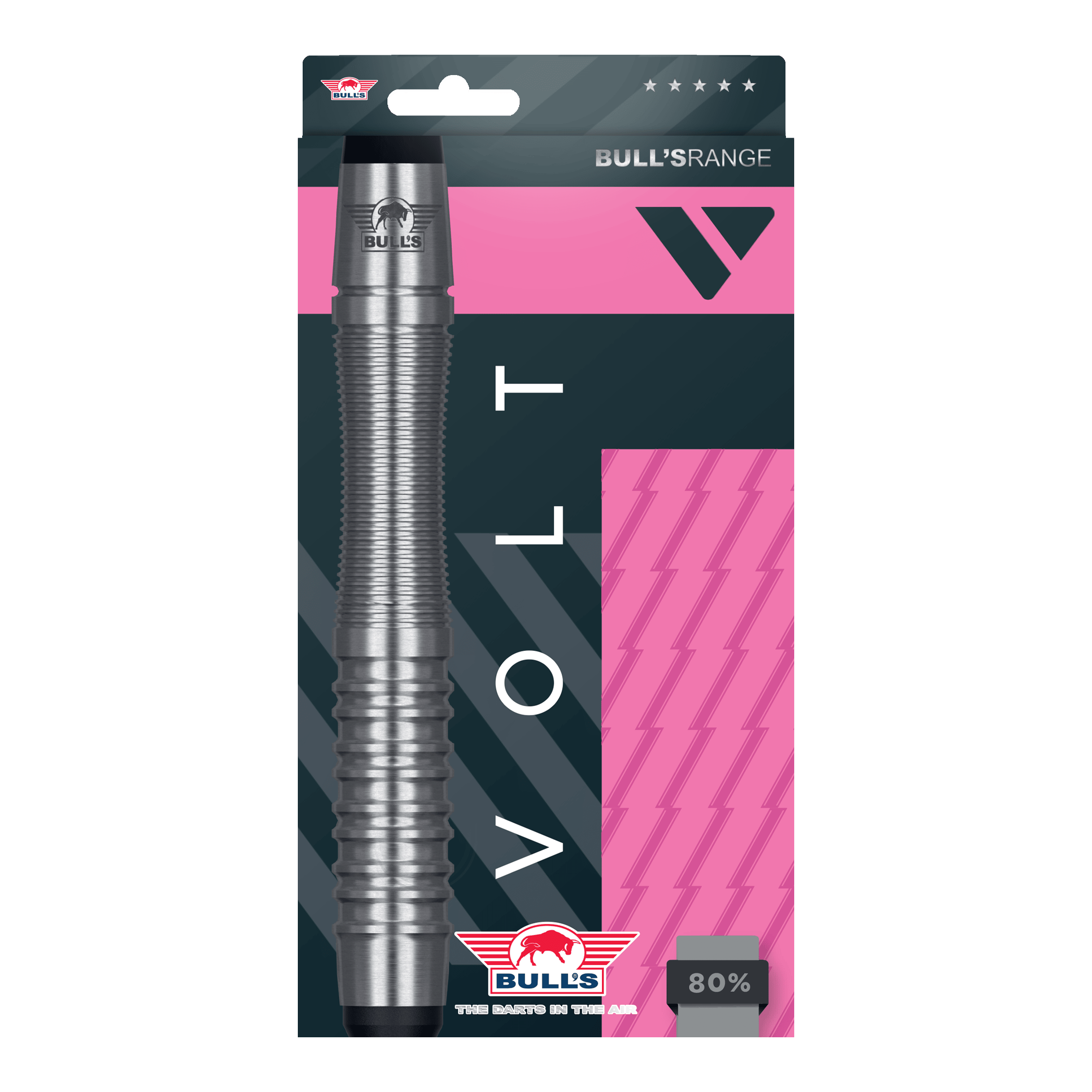 Fléchettes souples Bulls NL Volt Pink - 19 g