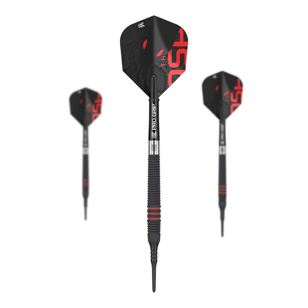 Fléchettes souples Target Nathan Aspinall noires - 18 g