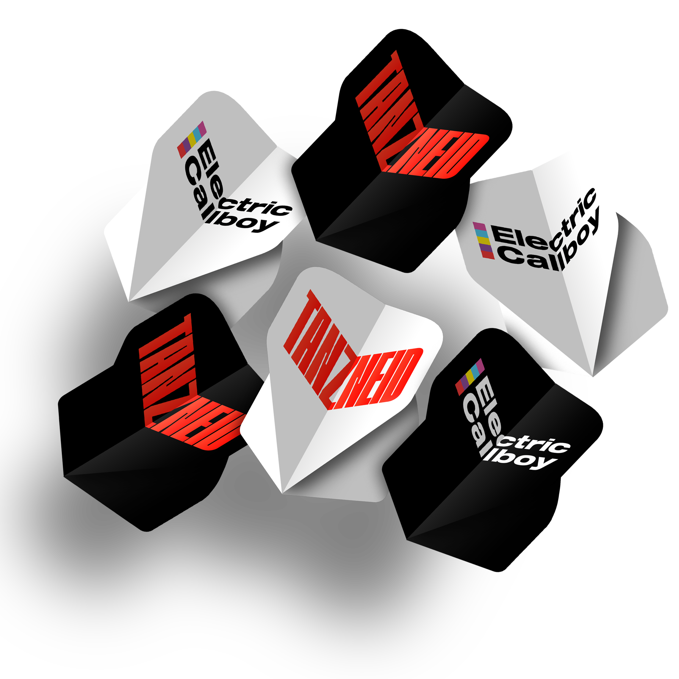 Produktfoto mit dem Dateinamen EC03_Electric_Callboy_Tanzneid_FlightPack_10Sets_Presenter. Das Bild zeigt wahrscheinlich ein Flight Pack mit zehn Sets von Electric Callboy.