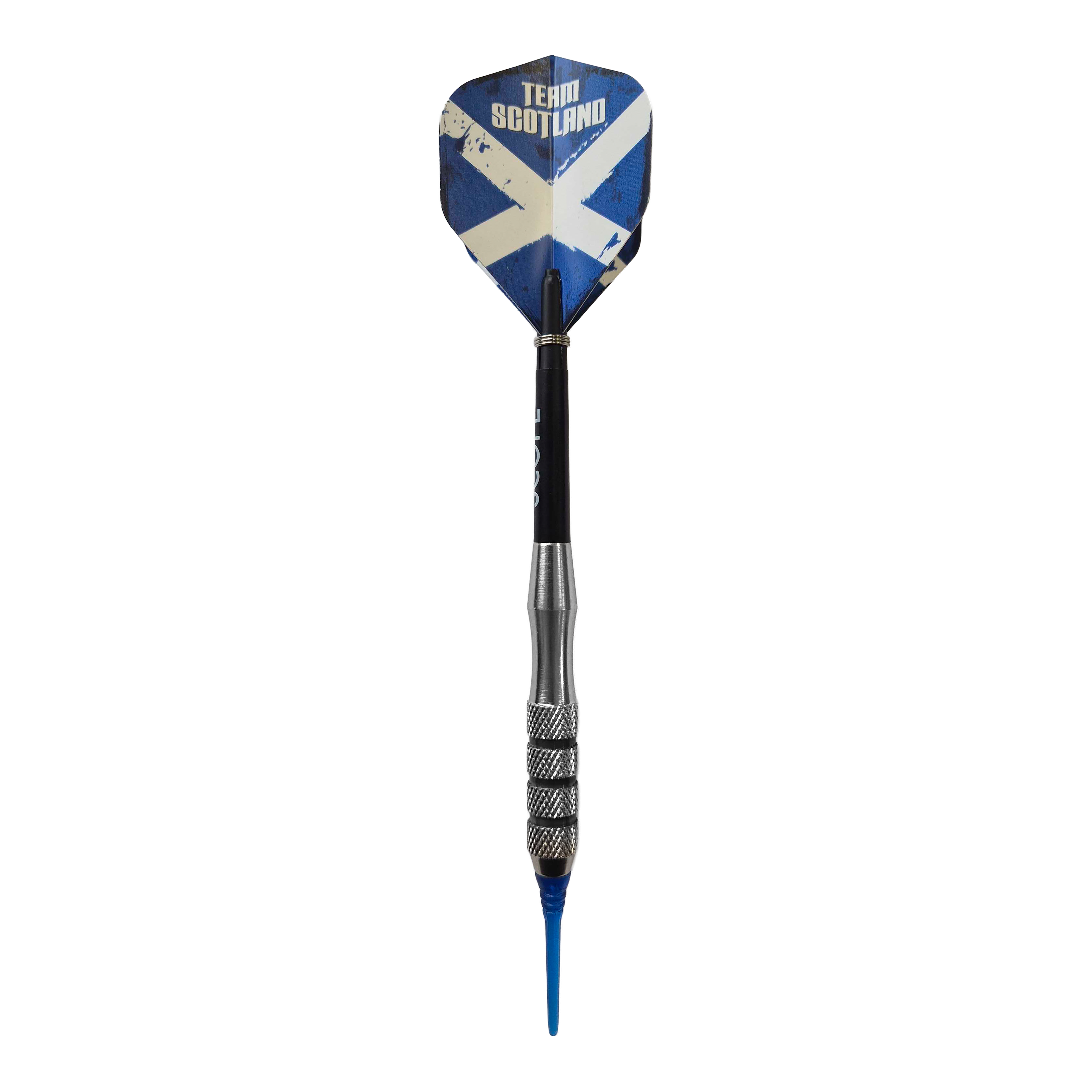 Fléchettes souples en laiton McDart Scottish Cross - 18 g Abgebildet sind die McDart Scottish Cross Brass Softdarts mit 18g. Die Darts tragen ein schottisches Kreuz und sind für Softdarts ausgelegt.