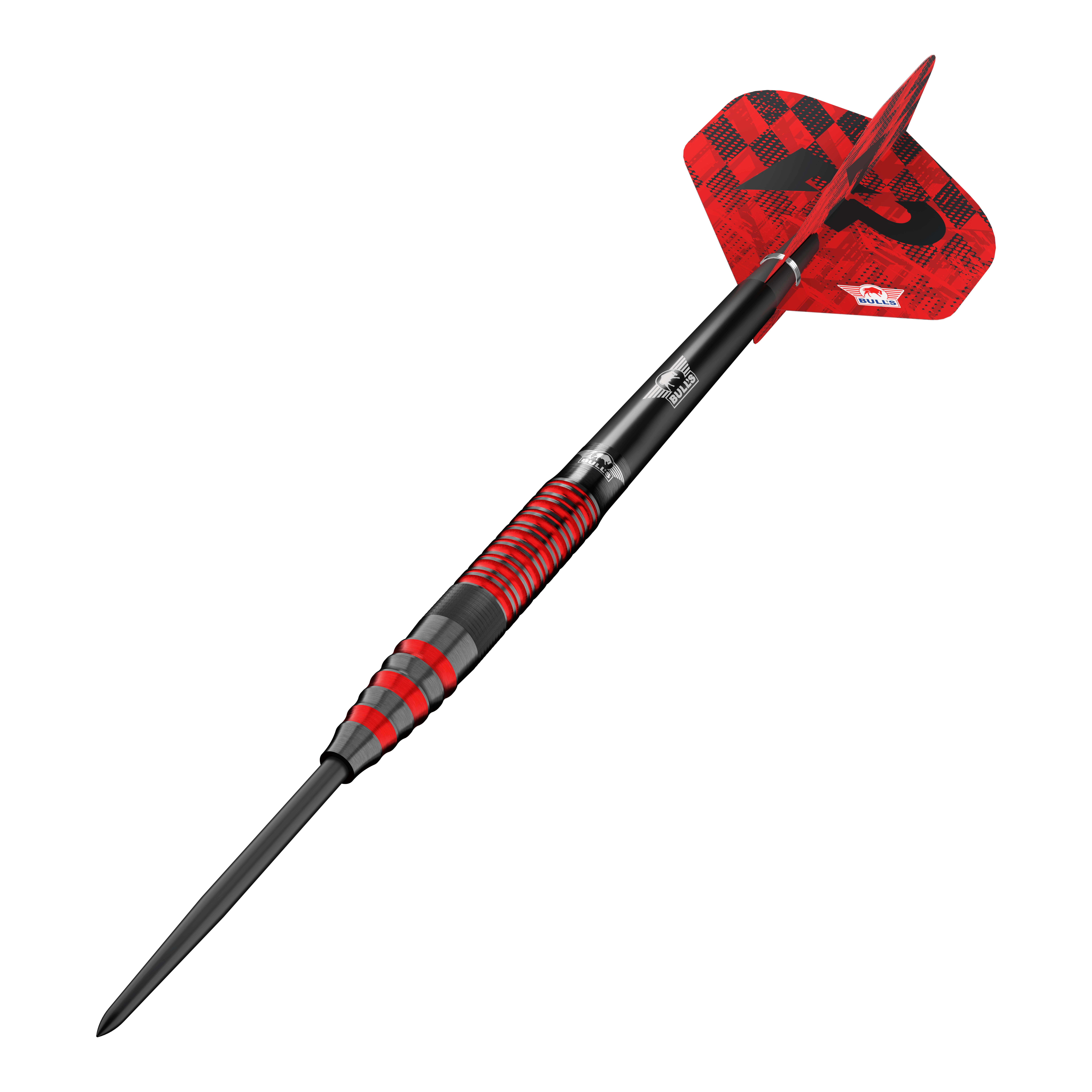 Bulls NL Florian Price Steeldarts - 23 g Bulls NL Florian Preis Steeldarts - 23g ist auf dem Bild dargestellt. Die Steeldarts werden aus einer zusätzlichen Ansicht präsentiert.