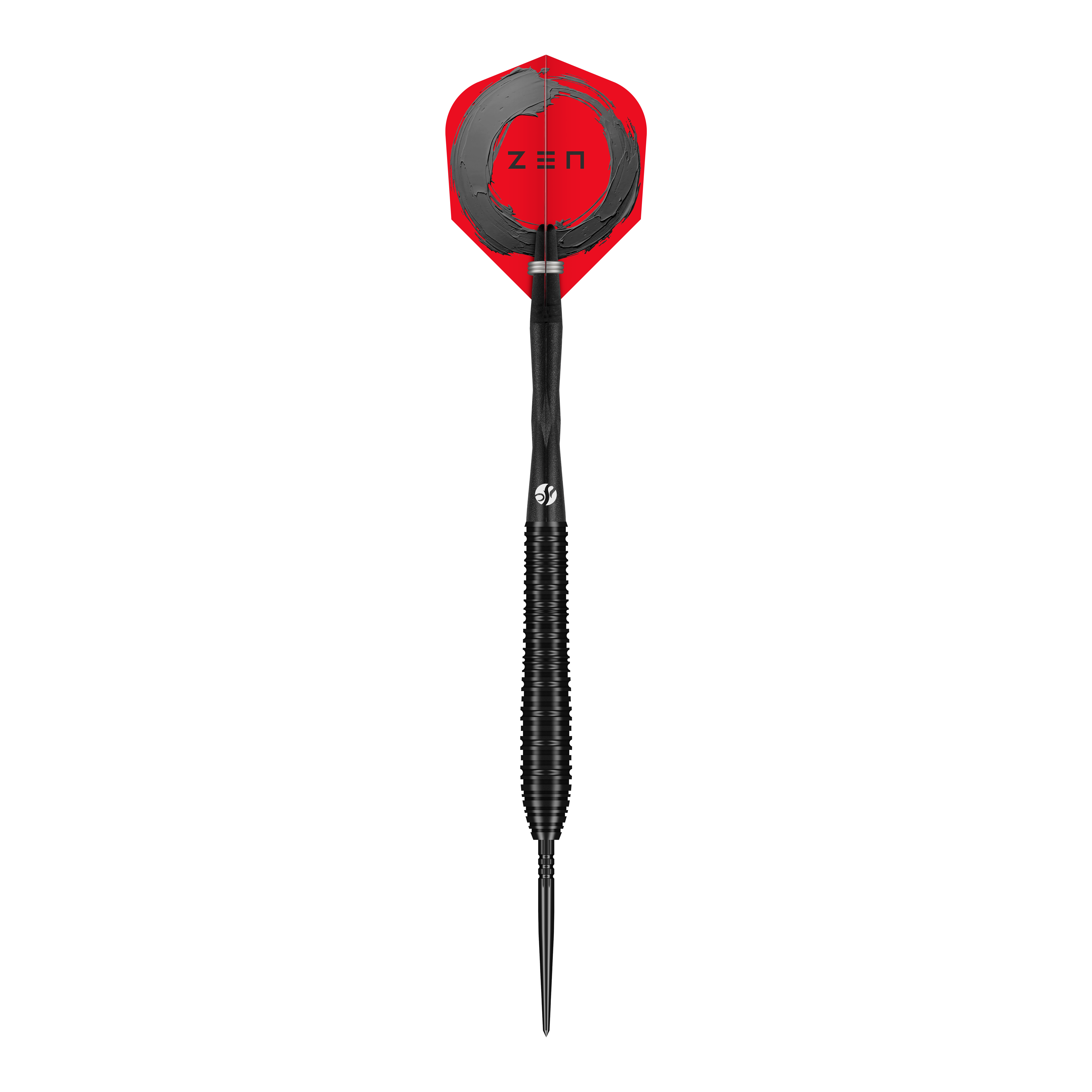 Fléchettes en acier Shot ZEN Torpedo Turbo Point - 23 g Auf diesem Bild sind die Shot ZEN Torpedo Turbo Point Steeldarts - 23g zu sehen. Die Steeldarts werden präsentiert.