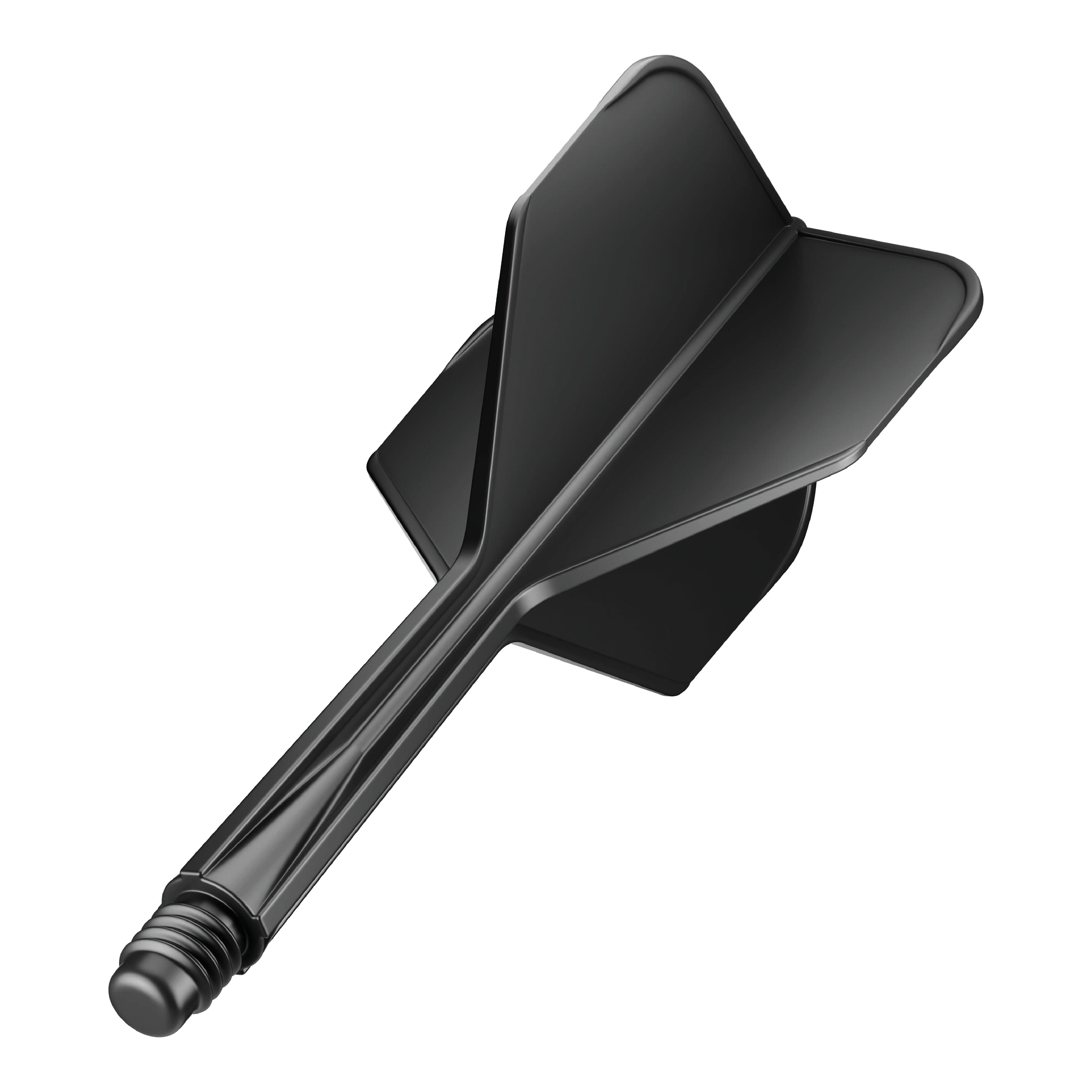 Système d'arbre de vol GOAT A1R No6 - Noir Das Bild zeigt das Produkt "GOAT A1R No6 Flight-Shaft-System - Schwarz". Es handelt sich um ein schwarzes Flight-Shaft-System für Darts.