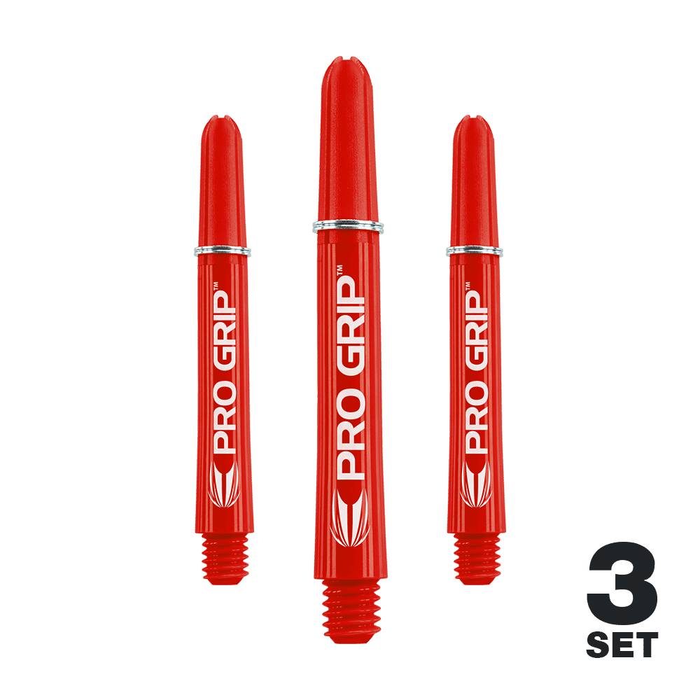 Tiges Target Pro Grip - 3 jeux - Rouge