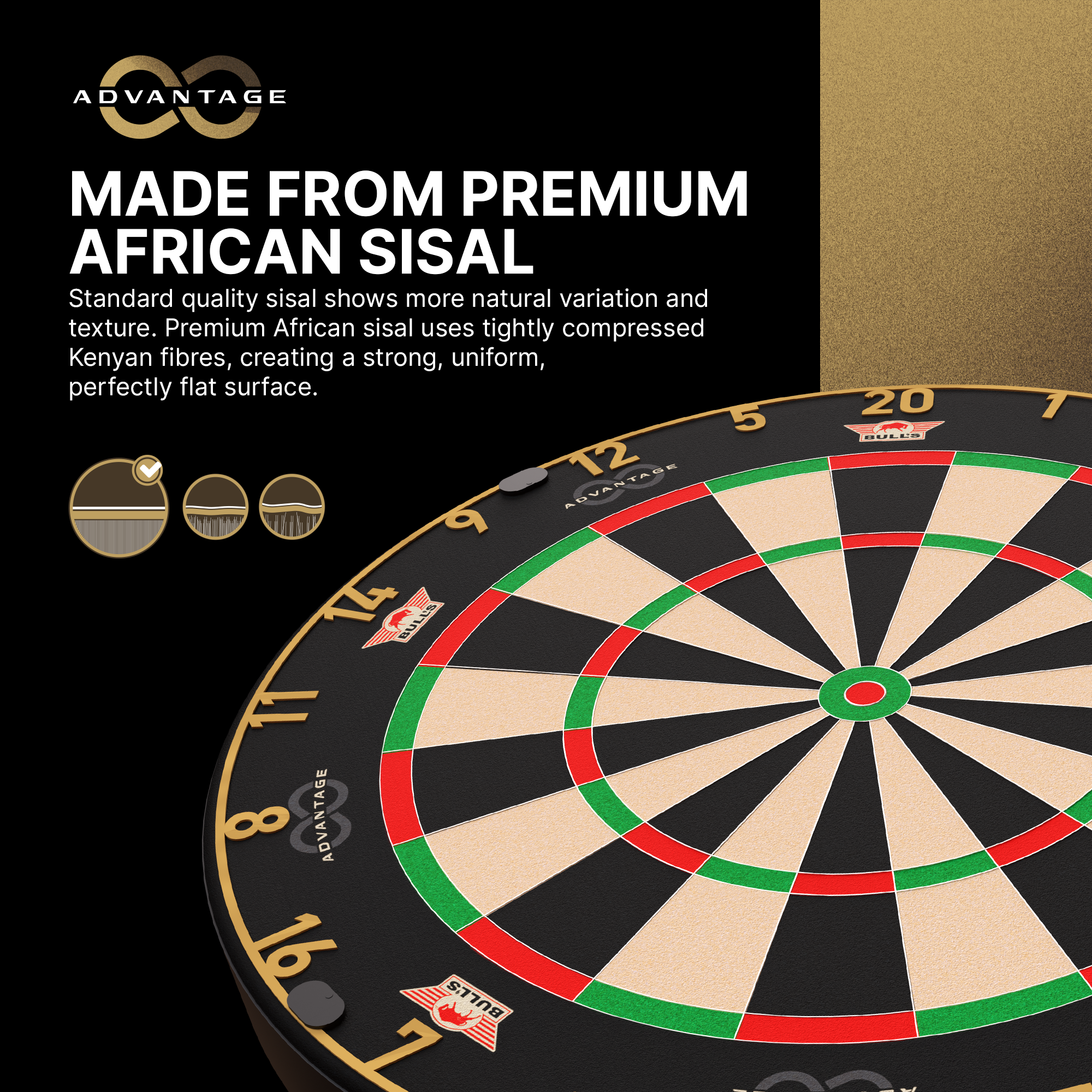 Cible de fléchettes en acier Bulls NL Advantage 8 Abgebildet ist das Bulls NL Advantage 8 Steeldartboard. Es ist für das Dartspielen mit Stahlspitzen entwickelt.