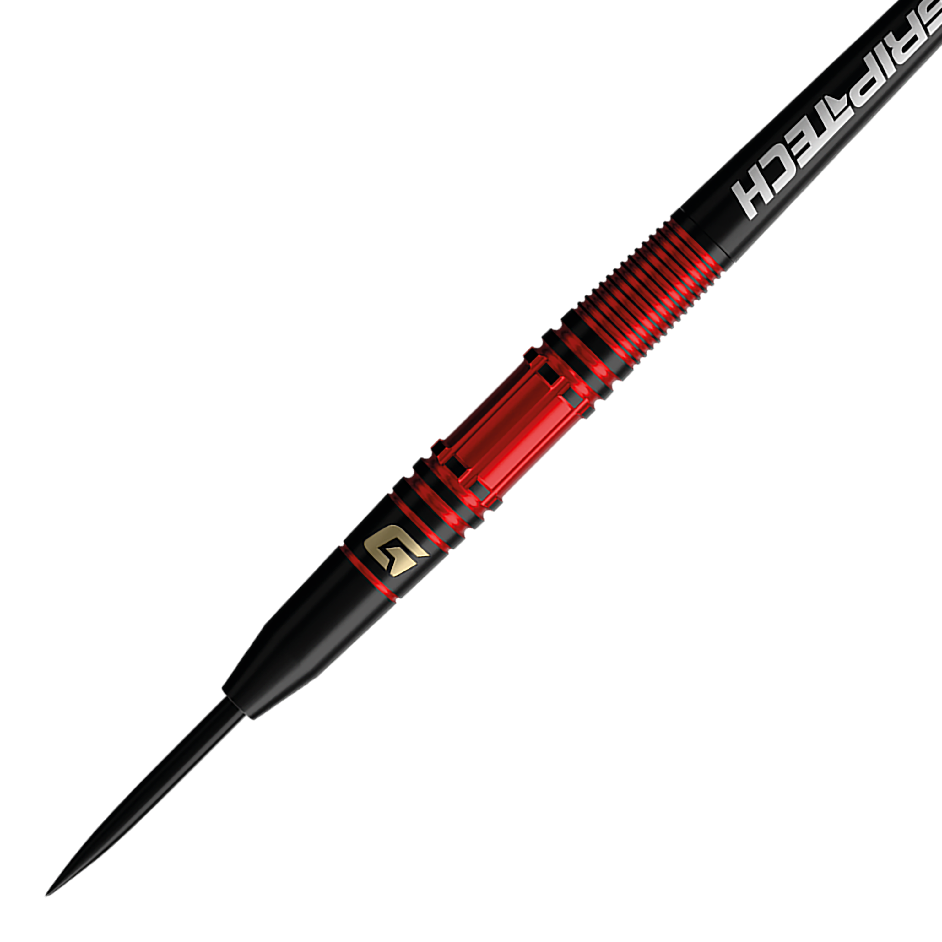 Dies ist ein Foto der GOAT Athlete Red Tungsten Steeldarts. Die Steeldarts bestehen aus robustem Tungsten.