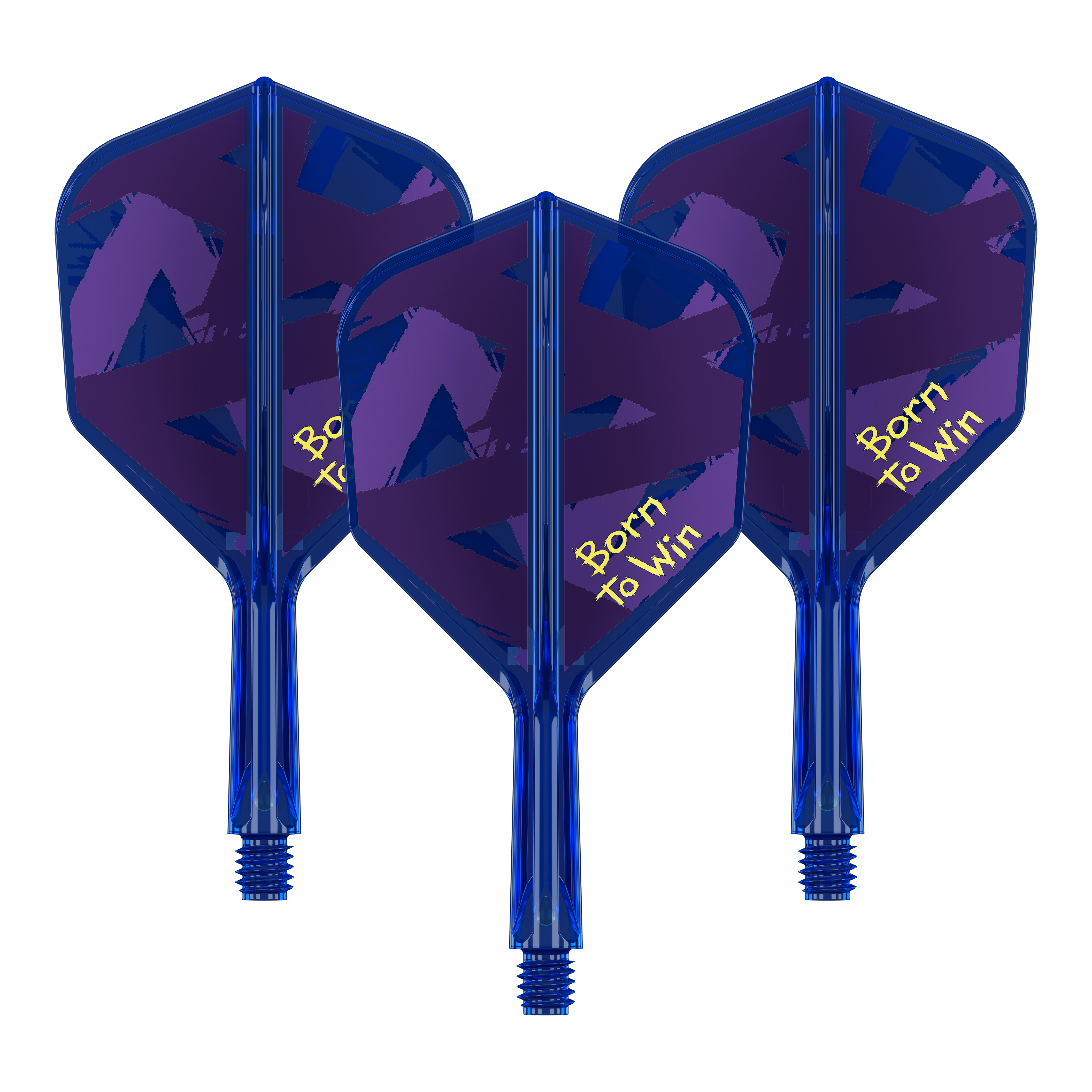 Target K-Flex Luke Littler Né pour gagner Champion du monde Vols n°6 Das Bild zeigt ein Set von Dartflights mit modernen Mustern. Das Set besitzt eine hochwertige Verarbeitung.
