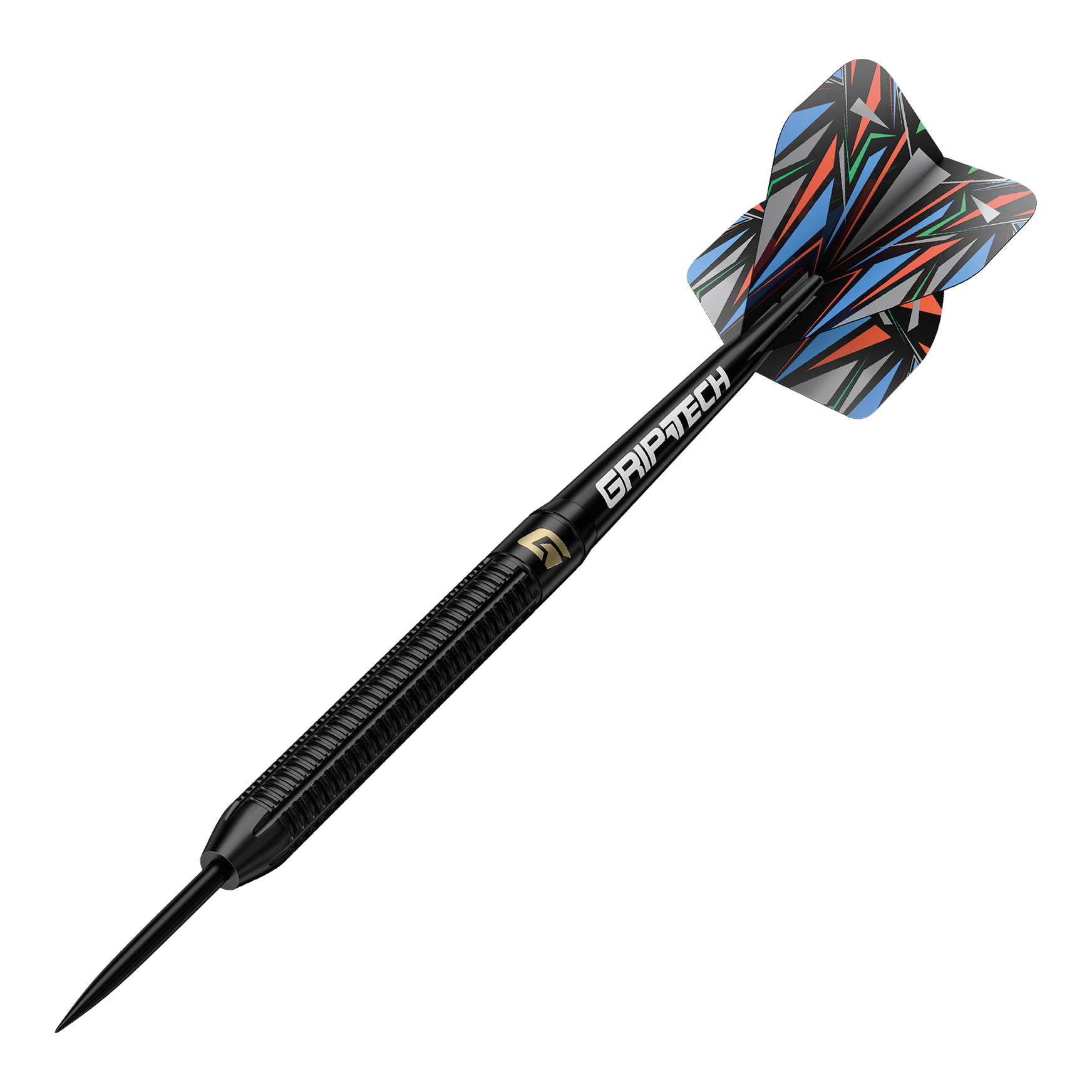 Zu sehen sind die GOAT Athlete Black Tungsten Steeldarts. Die Steeldarts bestehen aus hochwertigem Tungsten mit einem sportlichen Aussehen.