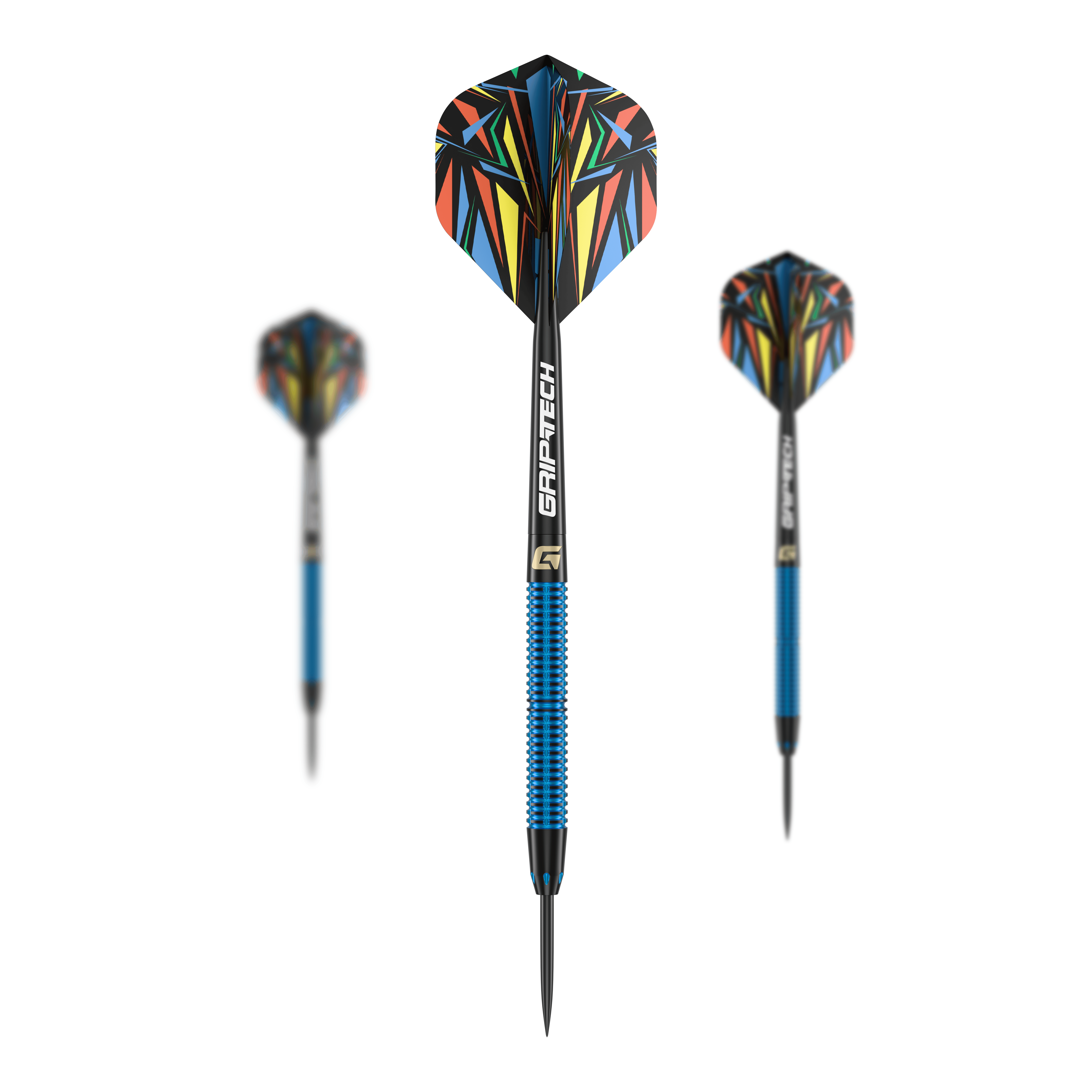 GOAT Athlete Steeldarts en laiton bleu - 12 g