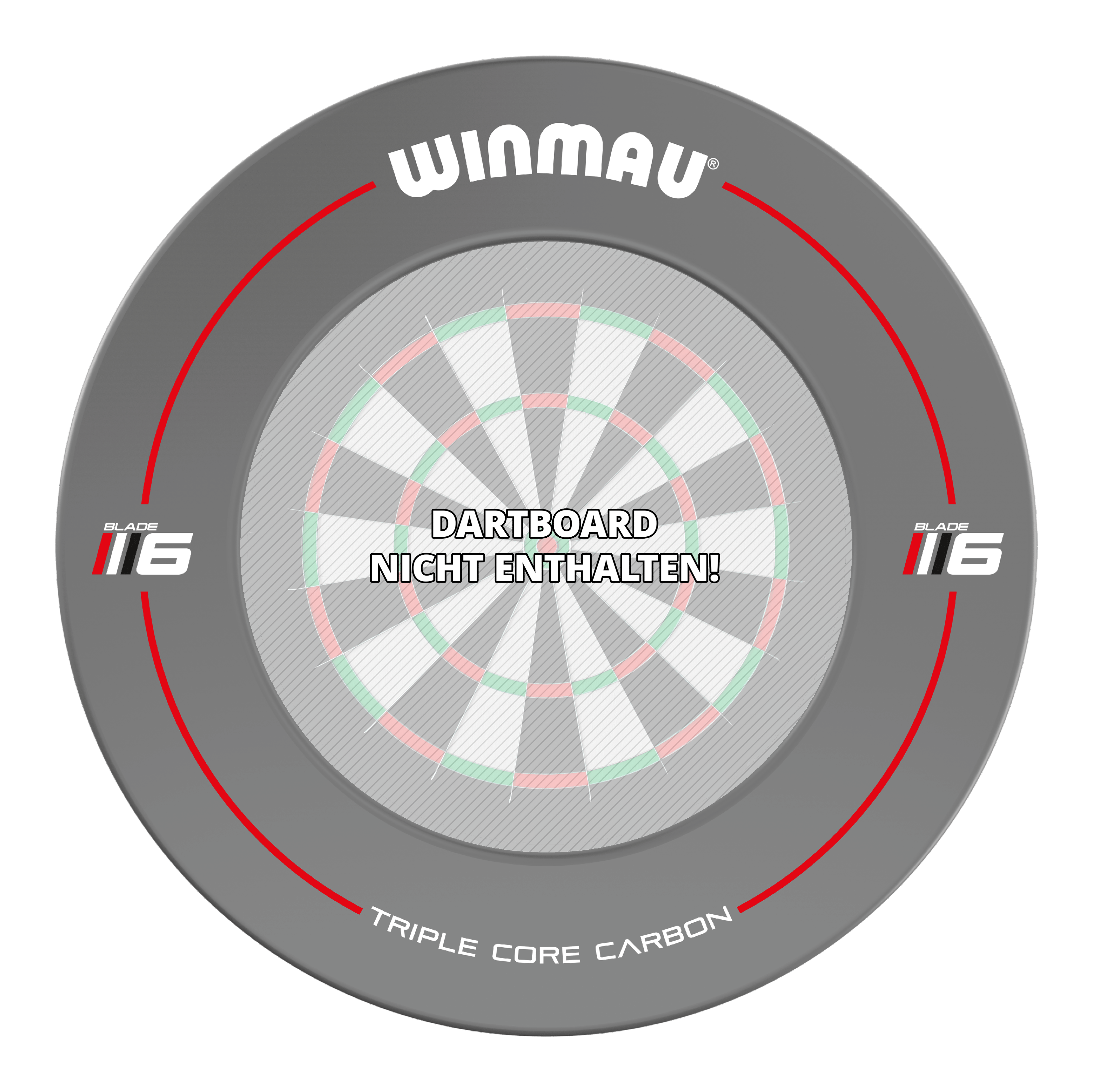 Cible de fléchettes Winmau Surround Blade 6 Design - Gris