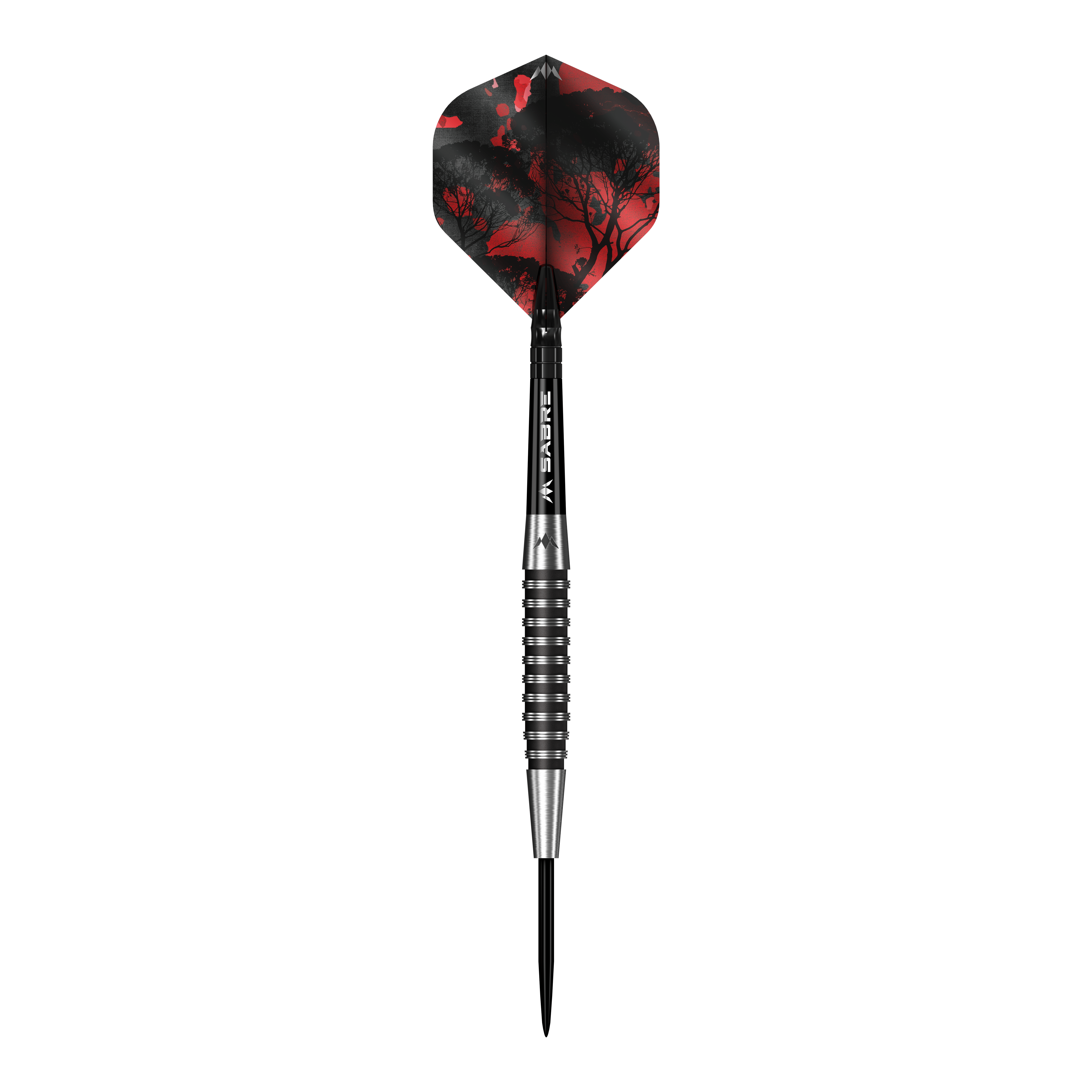 Fléchettes Mission Kunai en acier PVD noir - 23 g Mission Kunai Black PVD Steeldarts - 23g ist auf dieser Abbildung. Die Darts zeichnen sich durch ihre schwarze Oberfläche und das Gewicht von 23 Gramm aus.