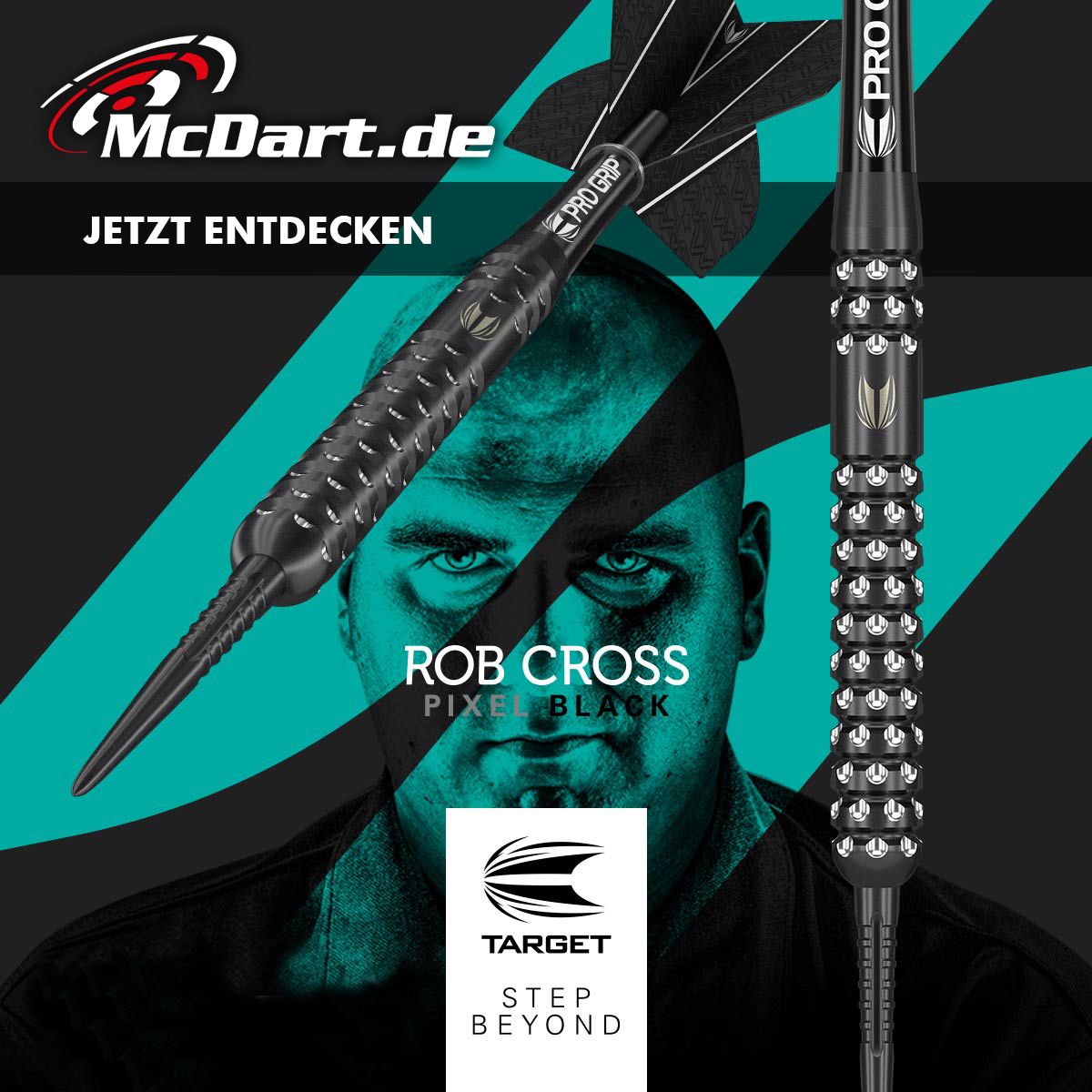 Target Rob Cross Black Pixel Steeldarts