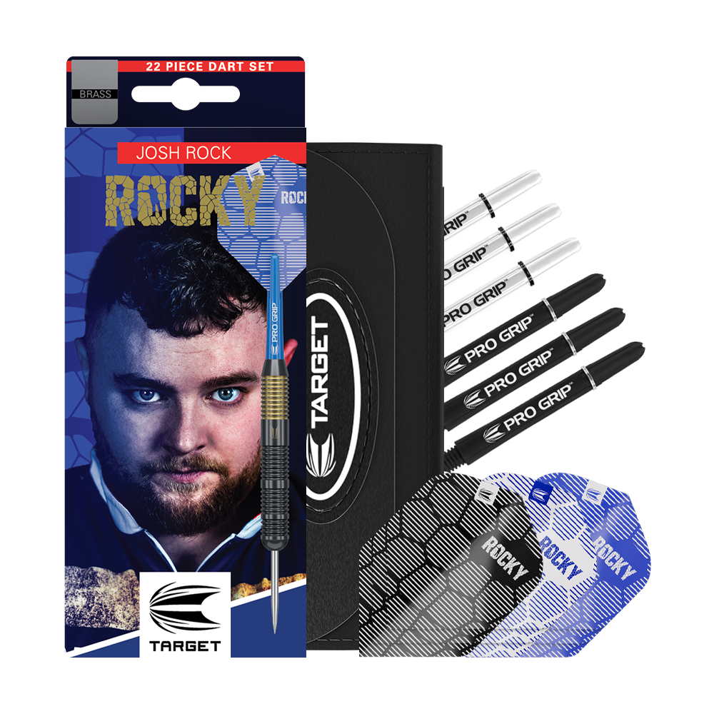 Target Josh Rock Fléchettes en acier et laiton - 22 g