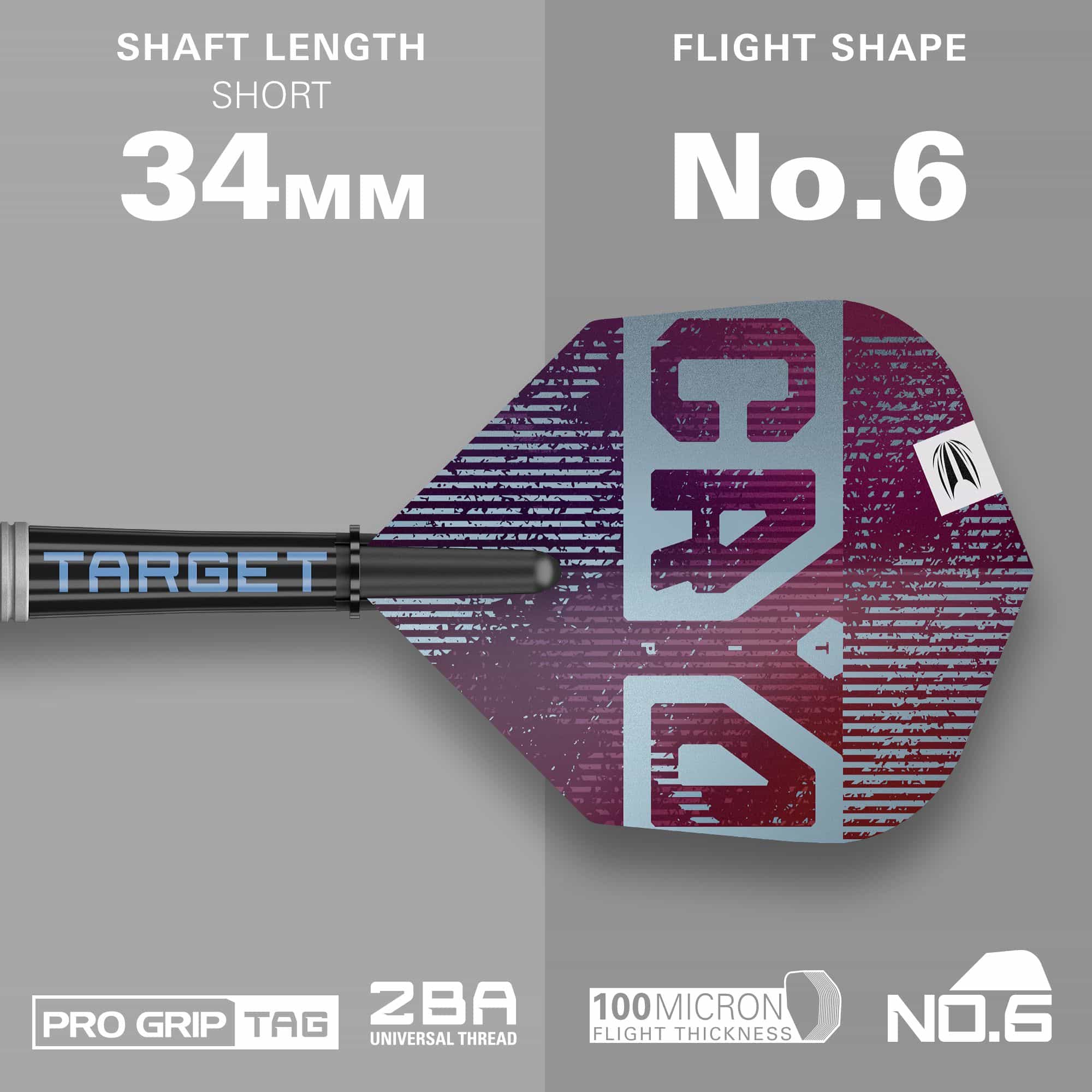 Fléchettes souples Target Cryo 11 Das Bild zeigt die Target Cryo 11 Softdarts. Es handelt sich um hochwertige Softdarts für Präzisionsspiele.
