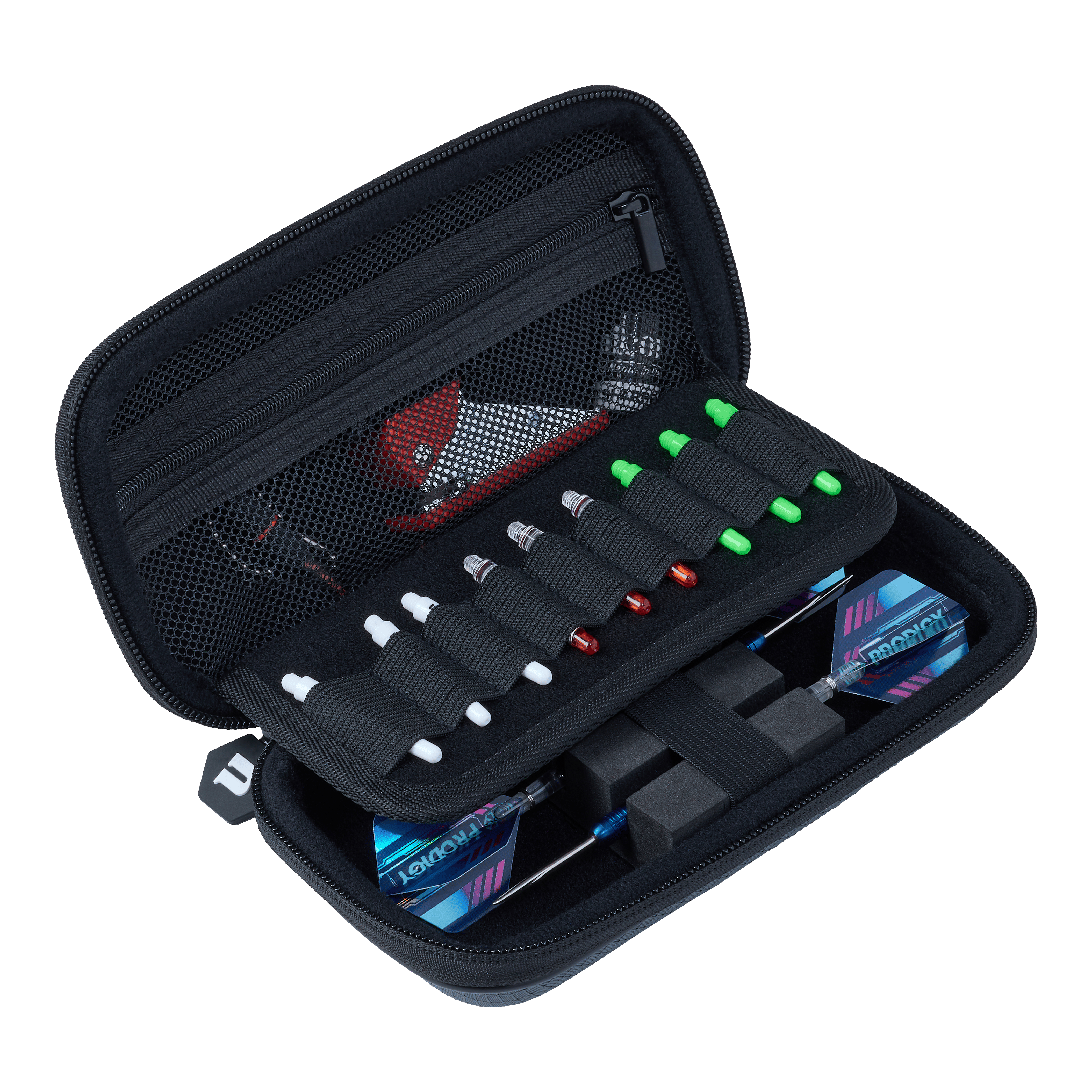 Étui à fléchettes Unicorn Vanguard petit modèle - Gris Hier sieht man das Unicorn Vanguard Small Dartcase in der Farbe Grau. Das Etui ist ideal, um Darts und Zubehör zu verstauen.