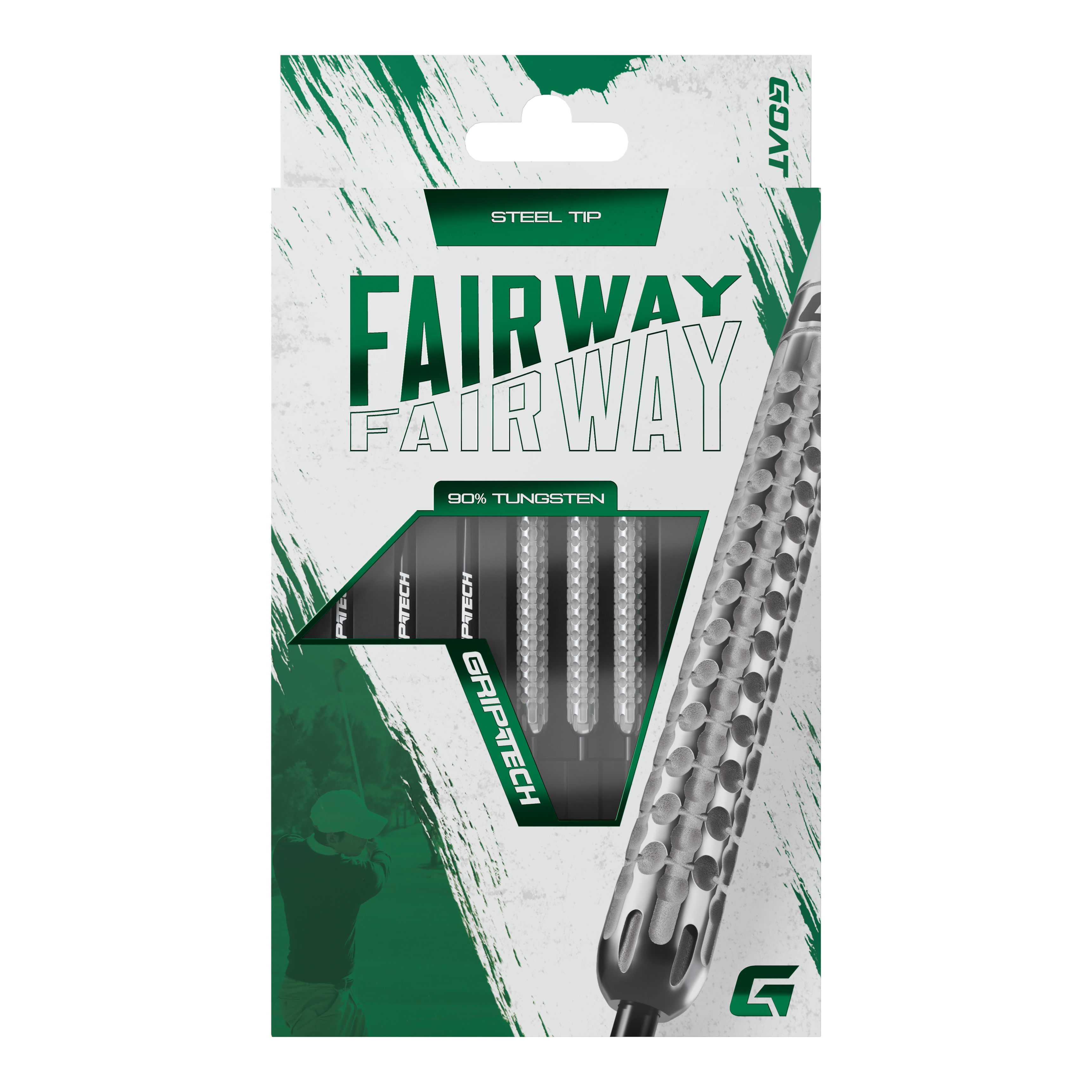 Fléchettes GOAT Fairway V1 en acier tungstène