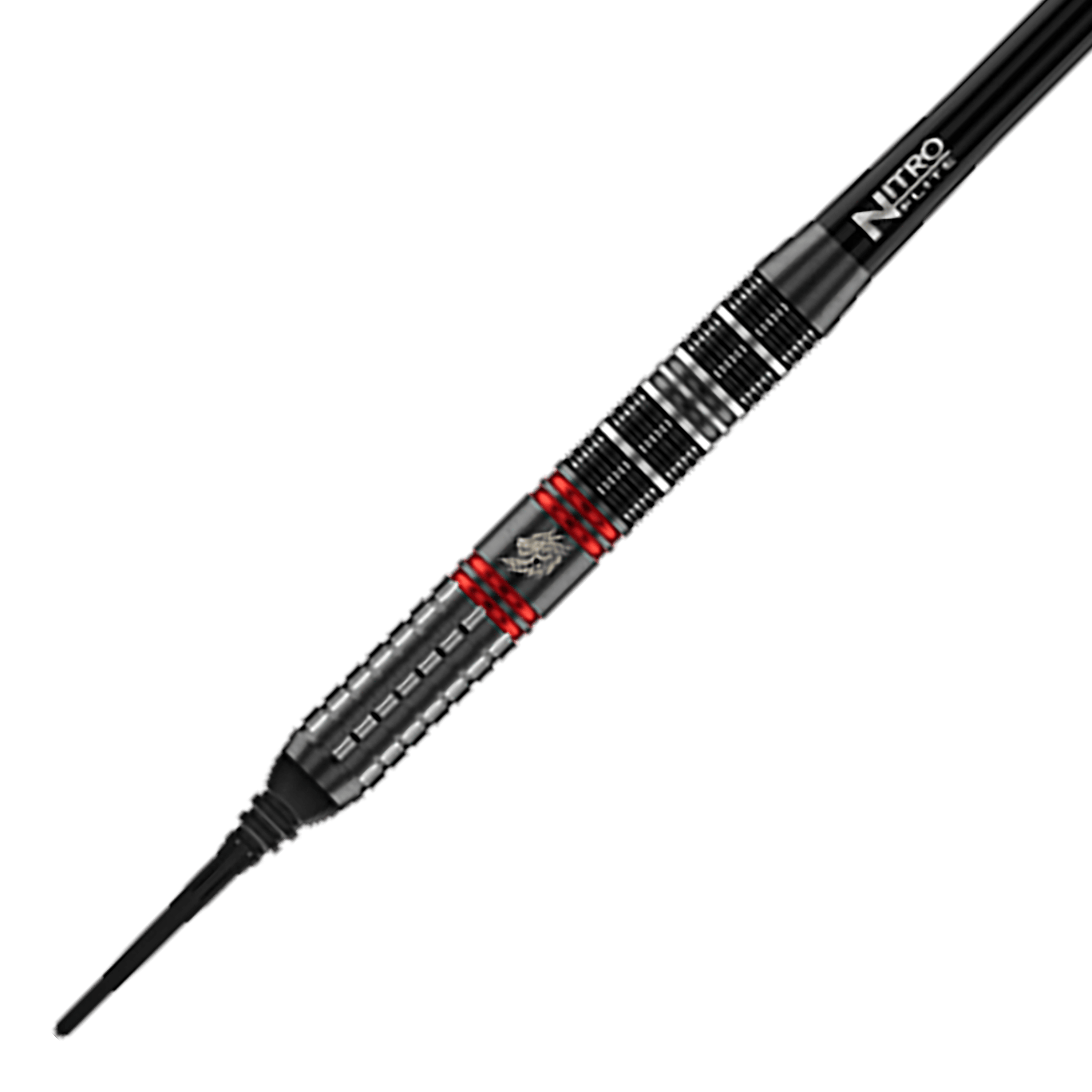 Fléchettes souples Red Dragon Jonny Clayton RD-ULTRA - 18 g Abgebildet sind die Red Dragon Jonny Clayton RD-ULTRA Softdarts mit 18g. Die Darts besitzen rote und schwarze Akzente und ein charakteristisches Flight-Design.