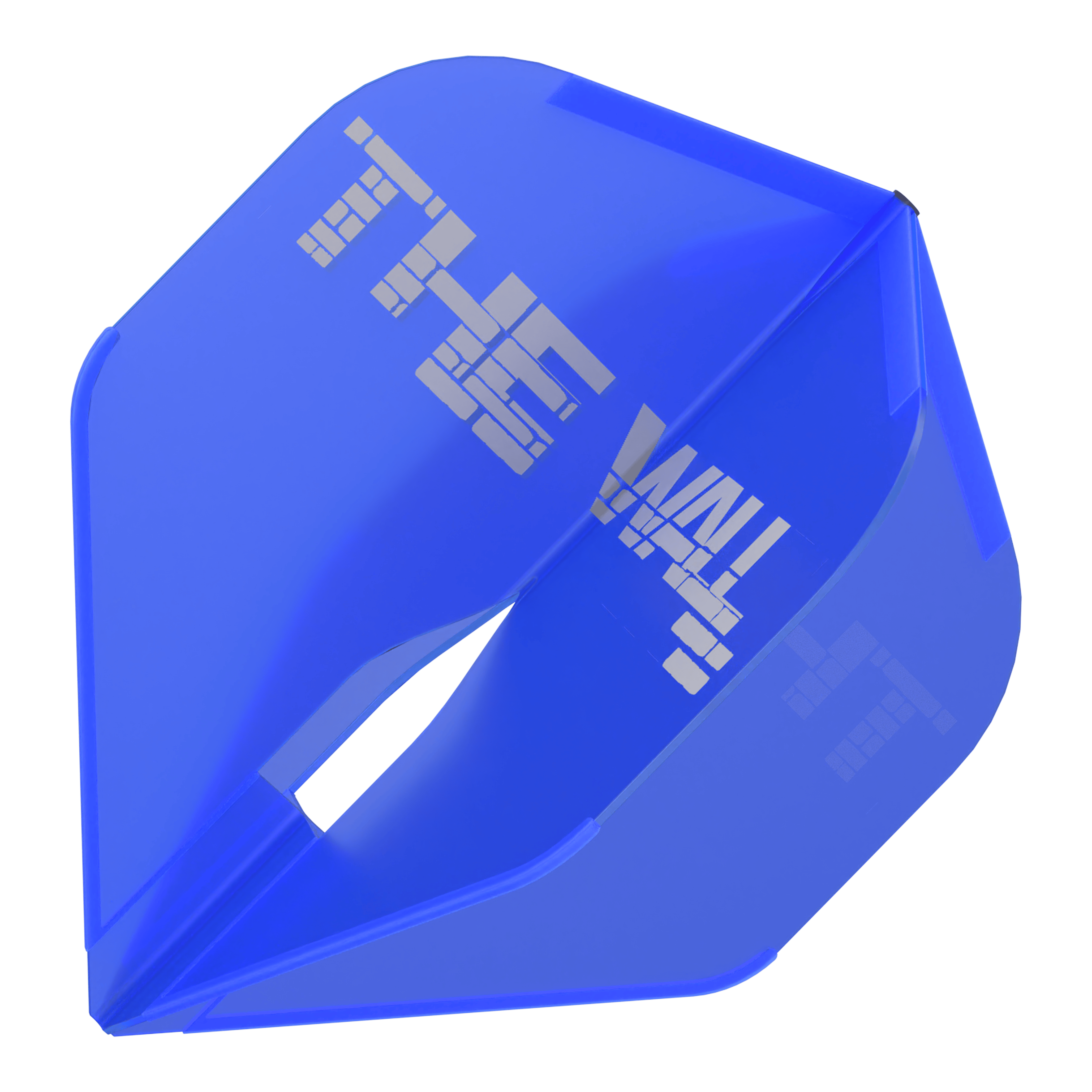 Vols L-Style Martin Schindler Blue L1PRO Dies ist ein blauer Dartflight des Modells "L-Style Martin Schindler Blau L1PRO". Auf dem Flight steht in weißen Blockbuchstaben "THE WALL".