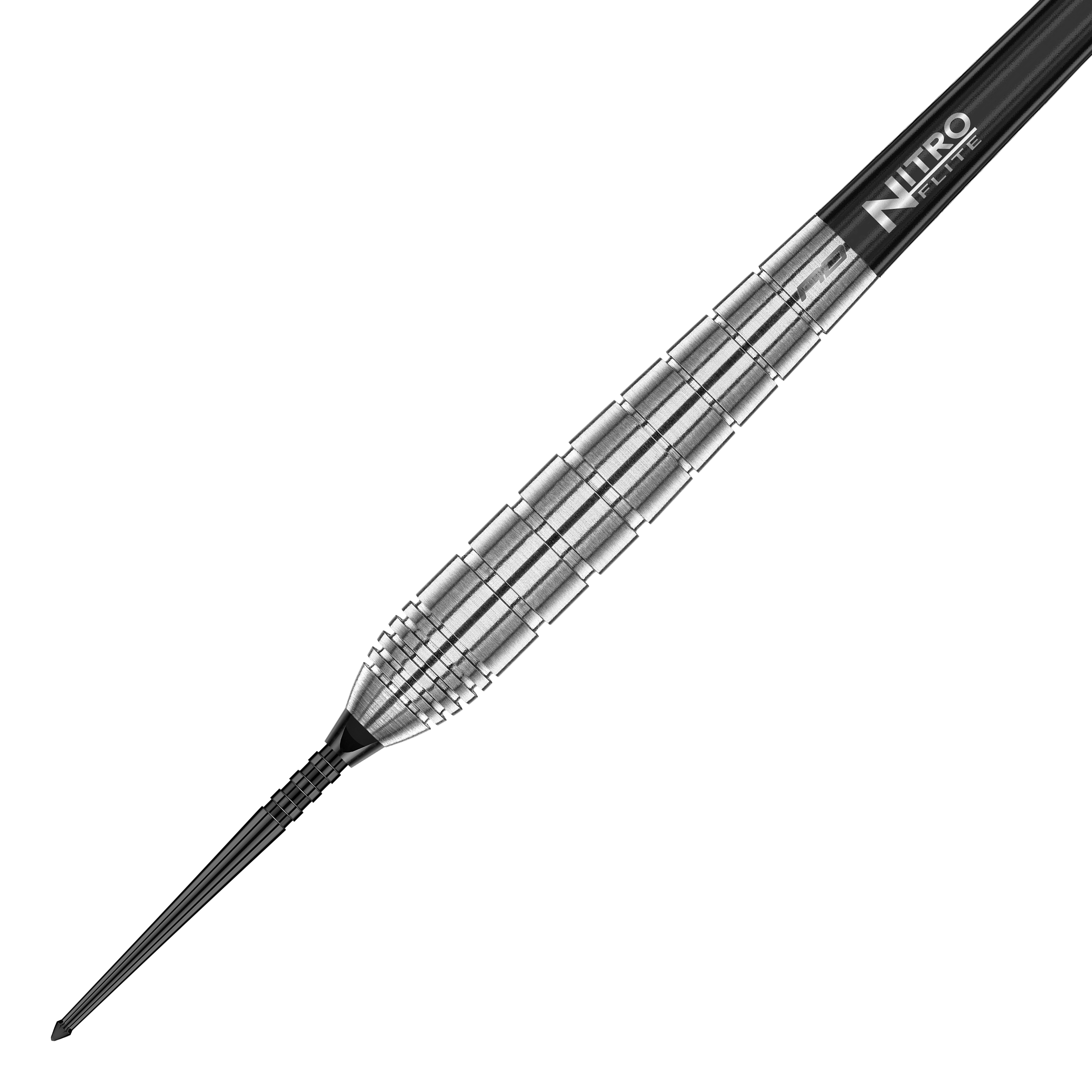 Abgebildet sind die Red Dragon Luke Humphries TX1 Pioneer Switch Point Steeldarts. Diese Darts sind speziell für präzises Dartspiel konzipiert.