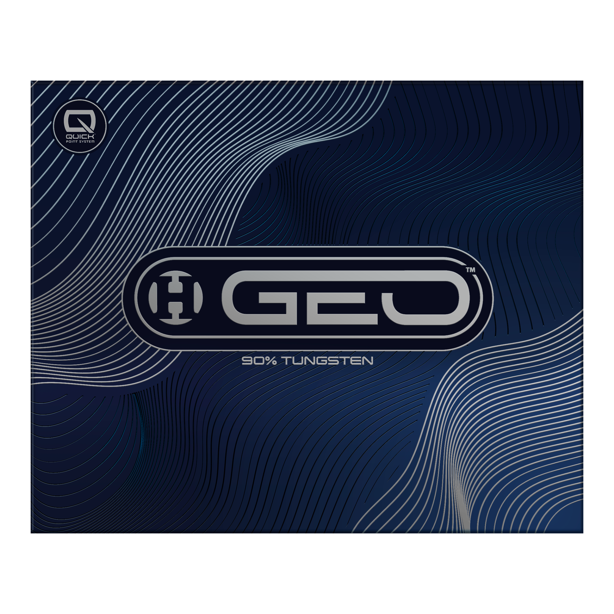 Das Bild zeigt die Harrows GEO Parallel Quick Point Steeldarts. Die Steeldarts sind im Detail abgebildet.