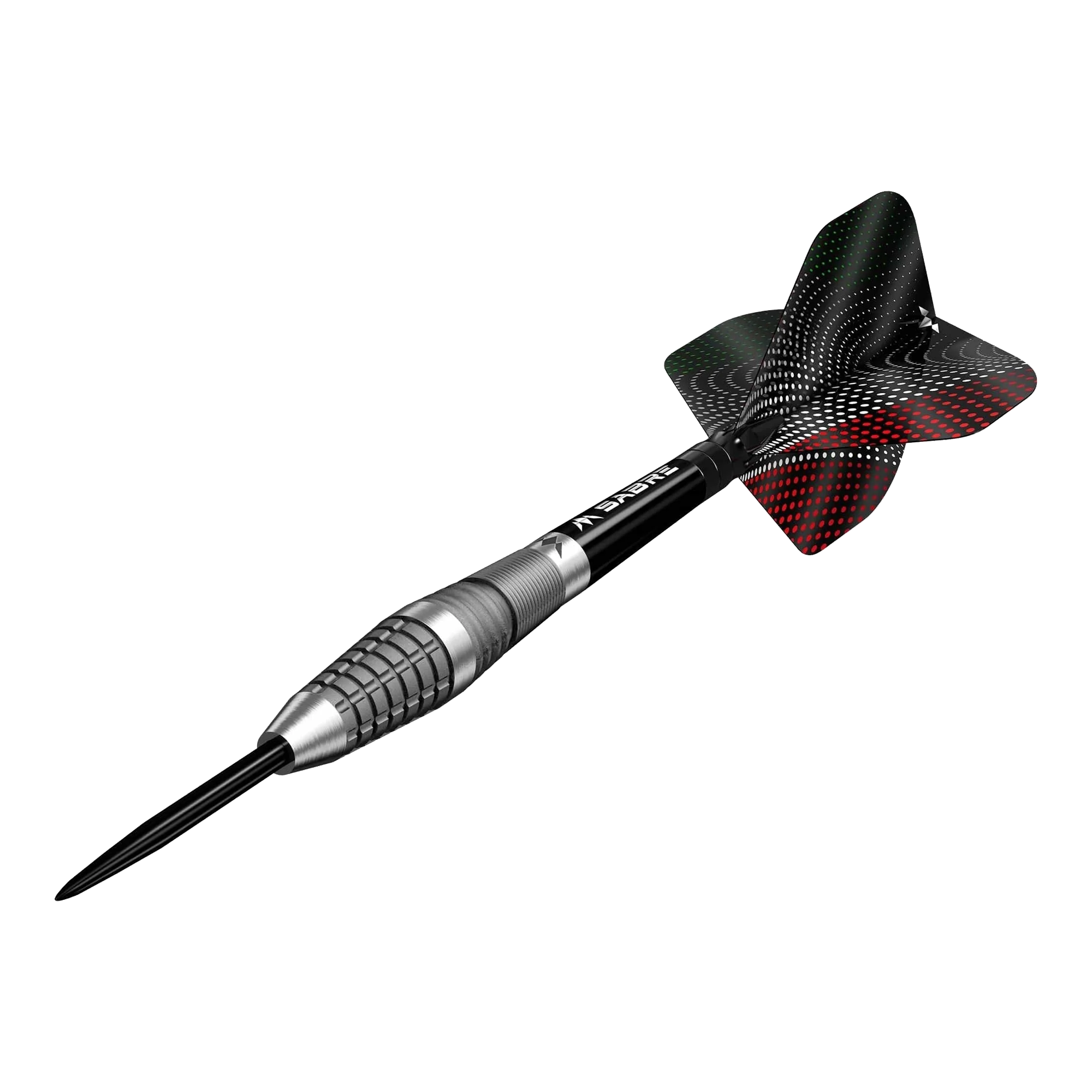 Fléchettes en acier sablé Mission Michele Turetta - 23 g Das Bild zeigt Mission Michele Turetta Sandblasted Steeldarts in der 23g Variante. Die Pfeile zeichnen sich durch ihr sandgestrahltes Design aus.