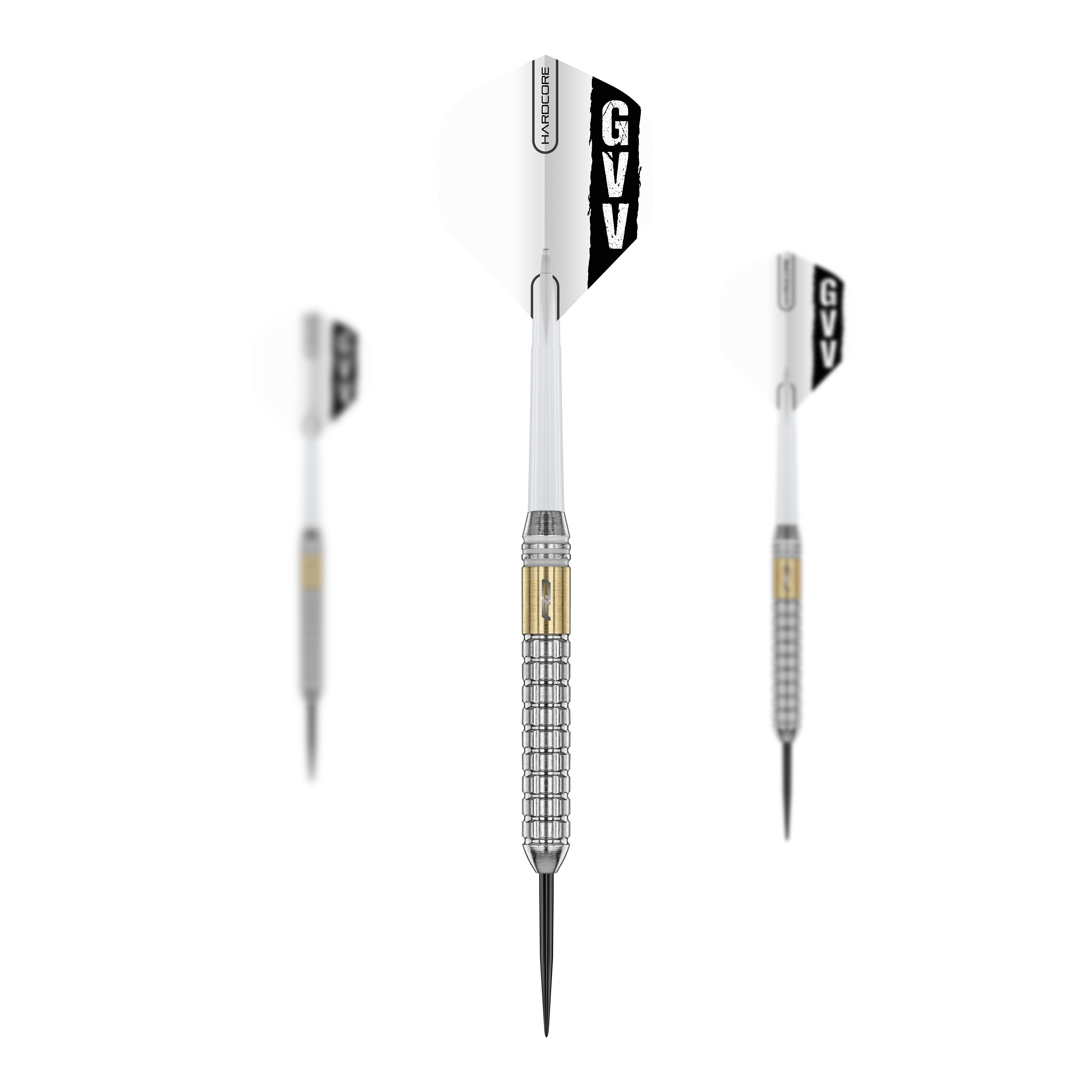 Red Dragon Gian Van Veen Fléchettes en acier en laiton - 21 g Dieses Bild zeigt ein Set der Red Dragon Gian Van Veen Brass Steeldarts mit 21 g. Das Dart-Set eignet sich optimal für ambitionierte Spieler.