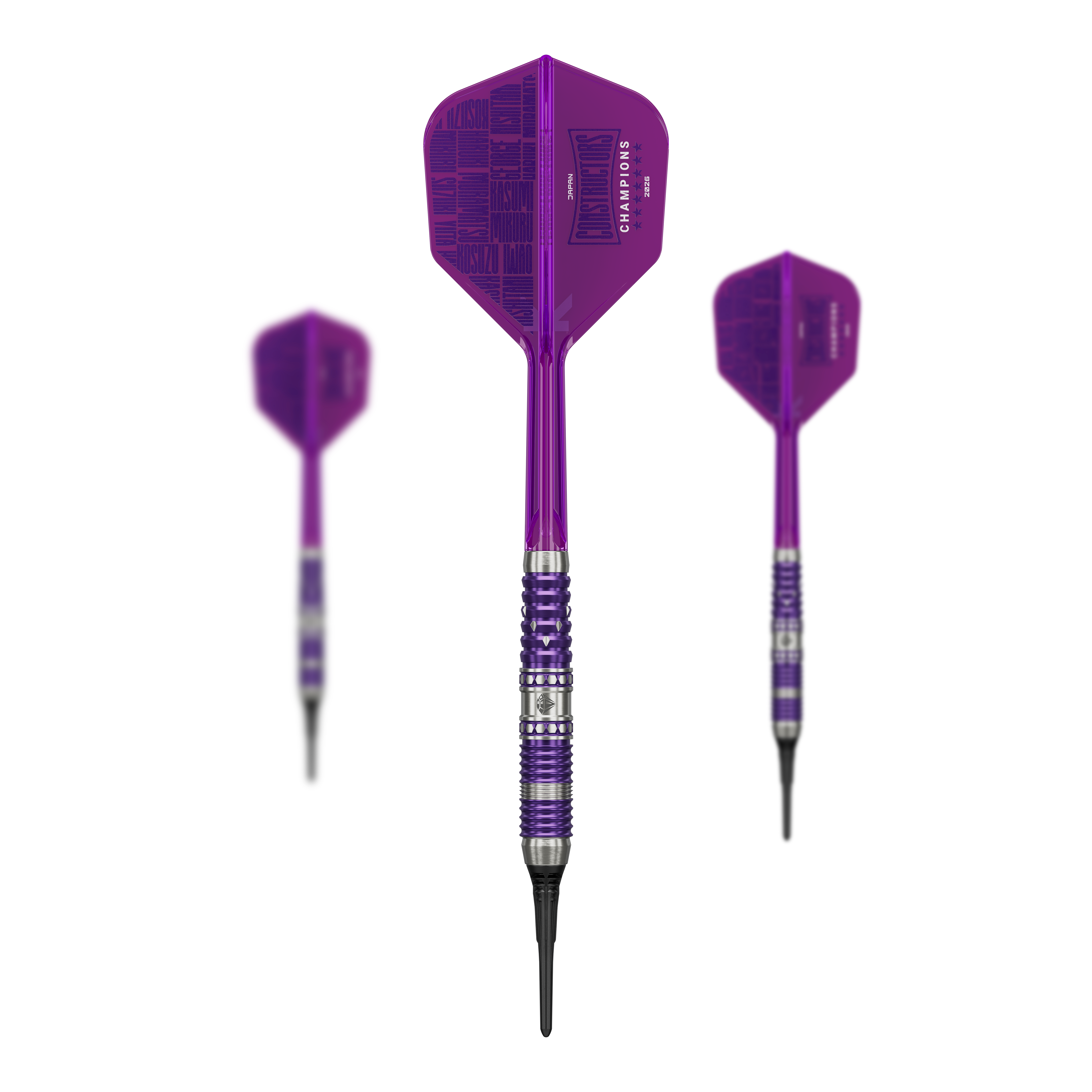Fléchettes Target Japan Diamond GEN3 Constructors Champions Limited - 20 g Target Japan Diamond GEN3 Constructors Champions Limited Darts mit einem Gewicht von 20g. Das Bild zeigt das Dart-Set in limitierter Edition.